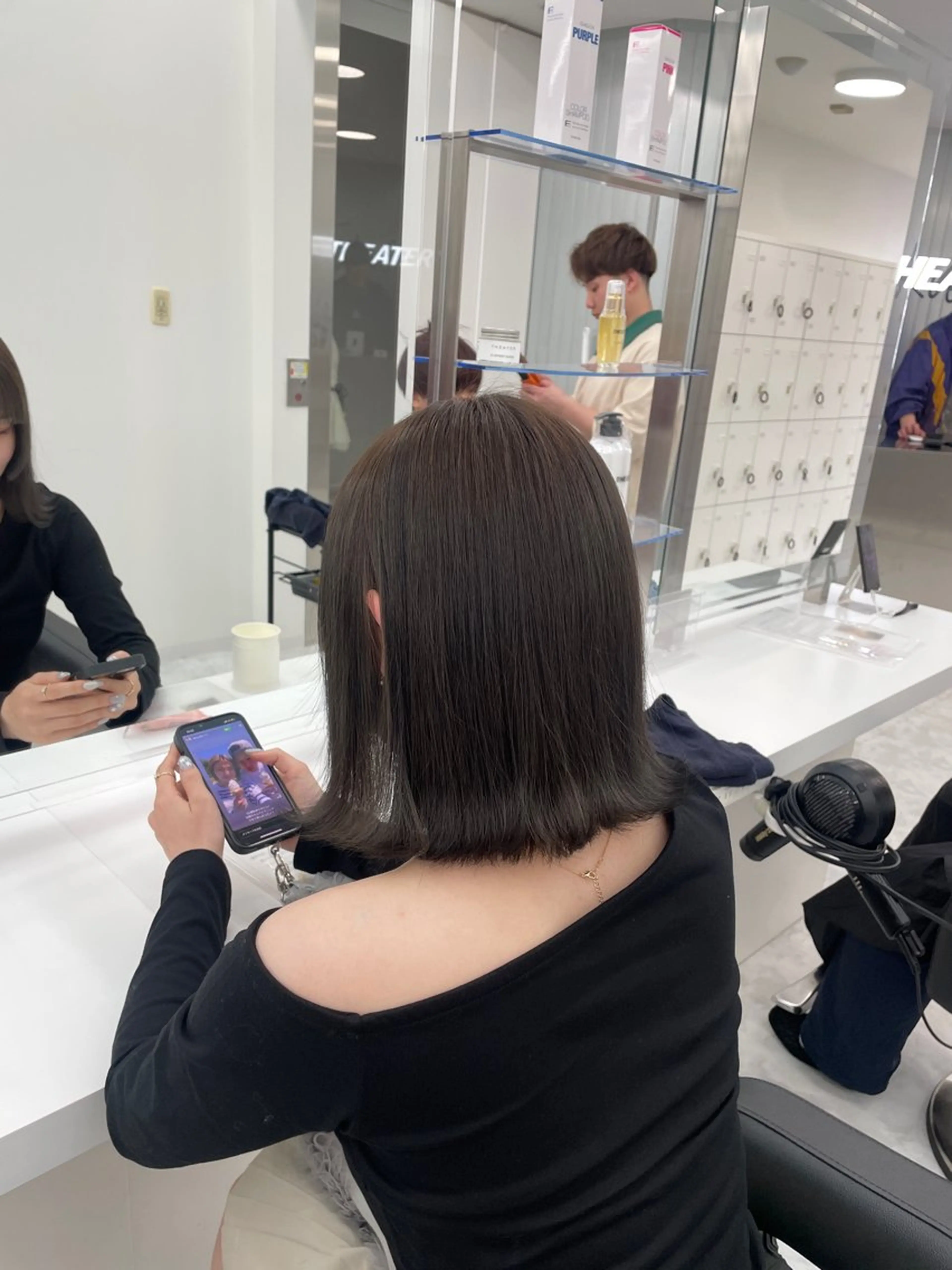 ロング ヘアカラー 大人上品🤍明るめ ベージュ🤍REOのヘアスタイル