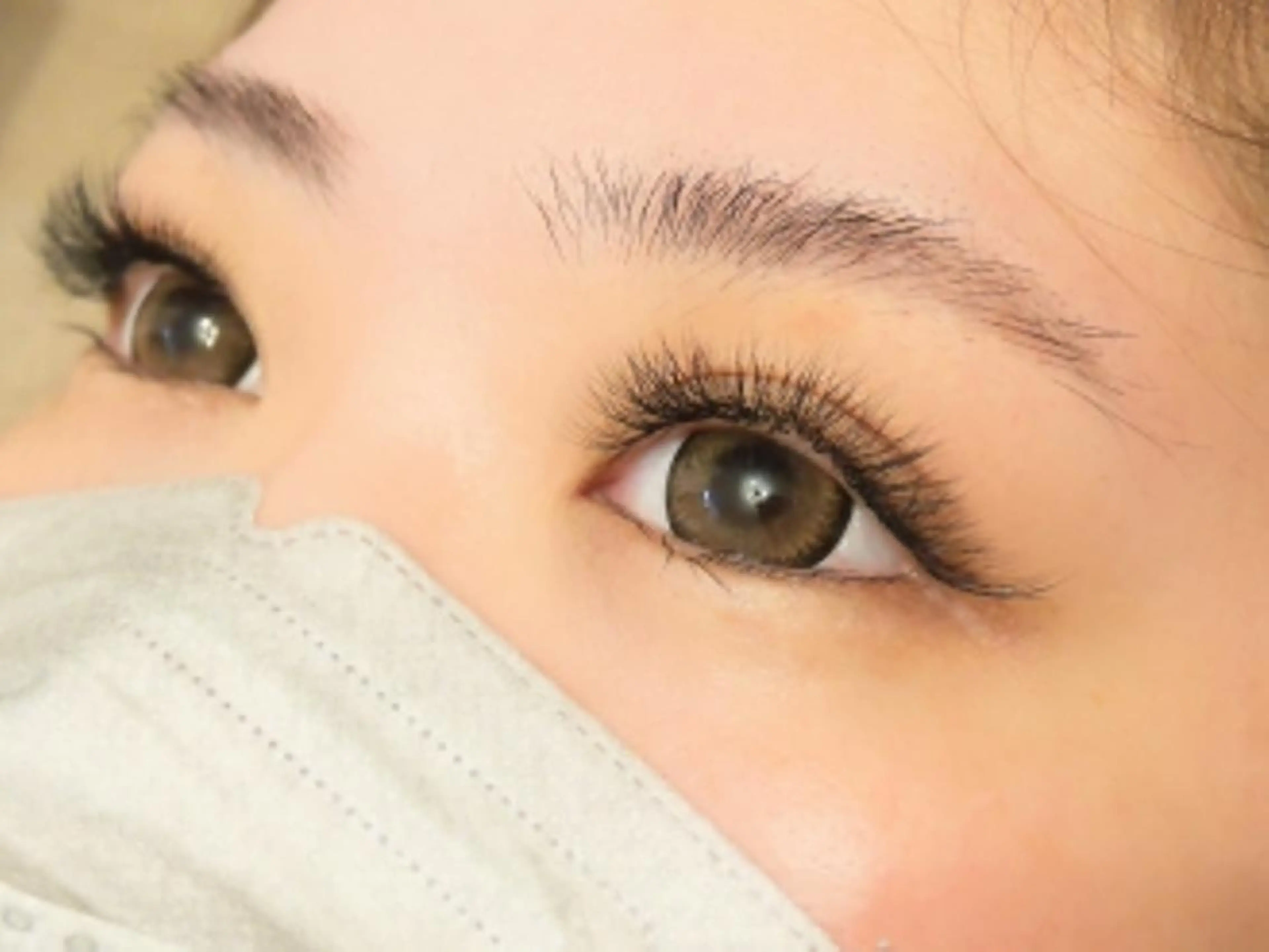 マツエク・マツパ 束感まつ毛 カラーマツエク フラットラッシュ 下まつげエクステ 一重×まつ毛パーマ マツエク BLAO: Kawakitaのマツエク・マツパデザイン