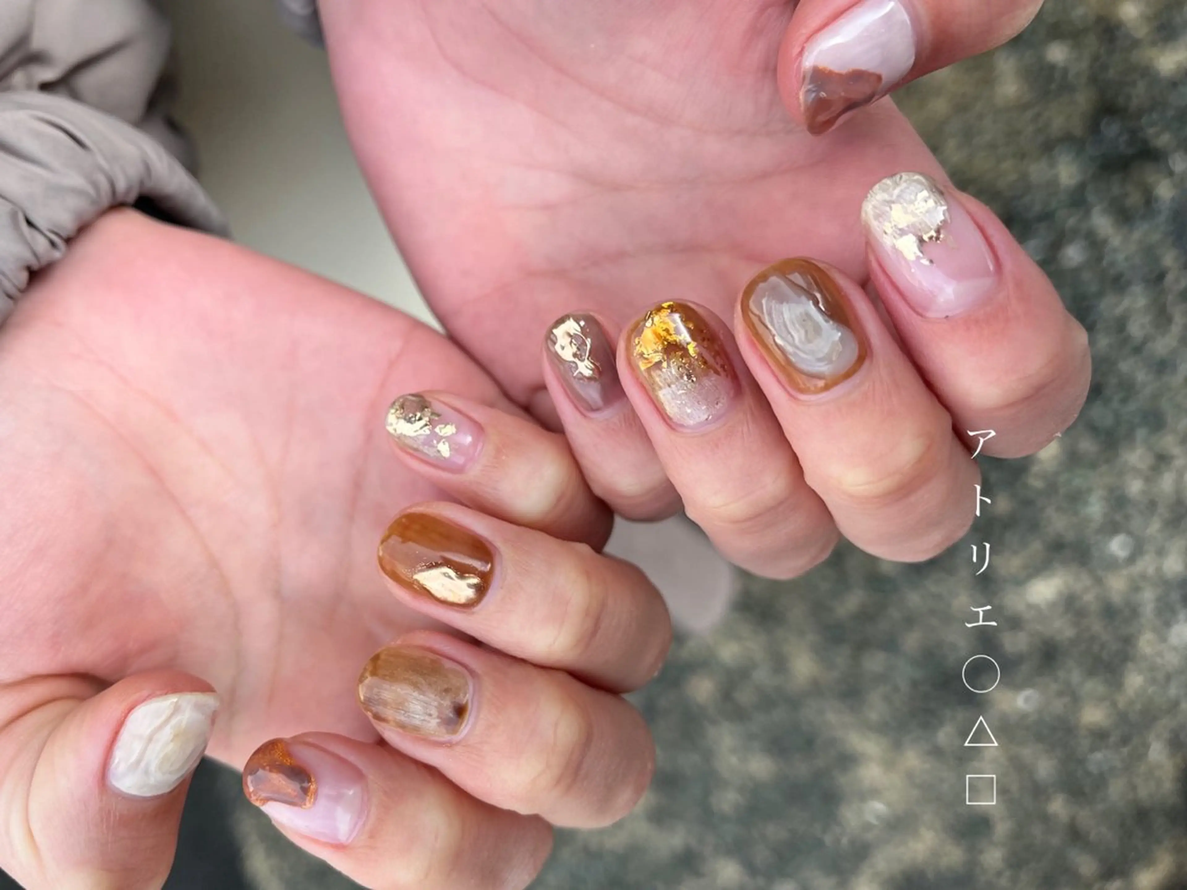 ネイル ハンドネイル アトリエ ○△□のネイルデザイン