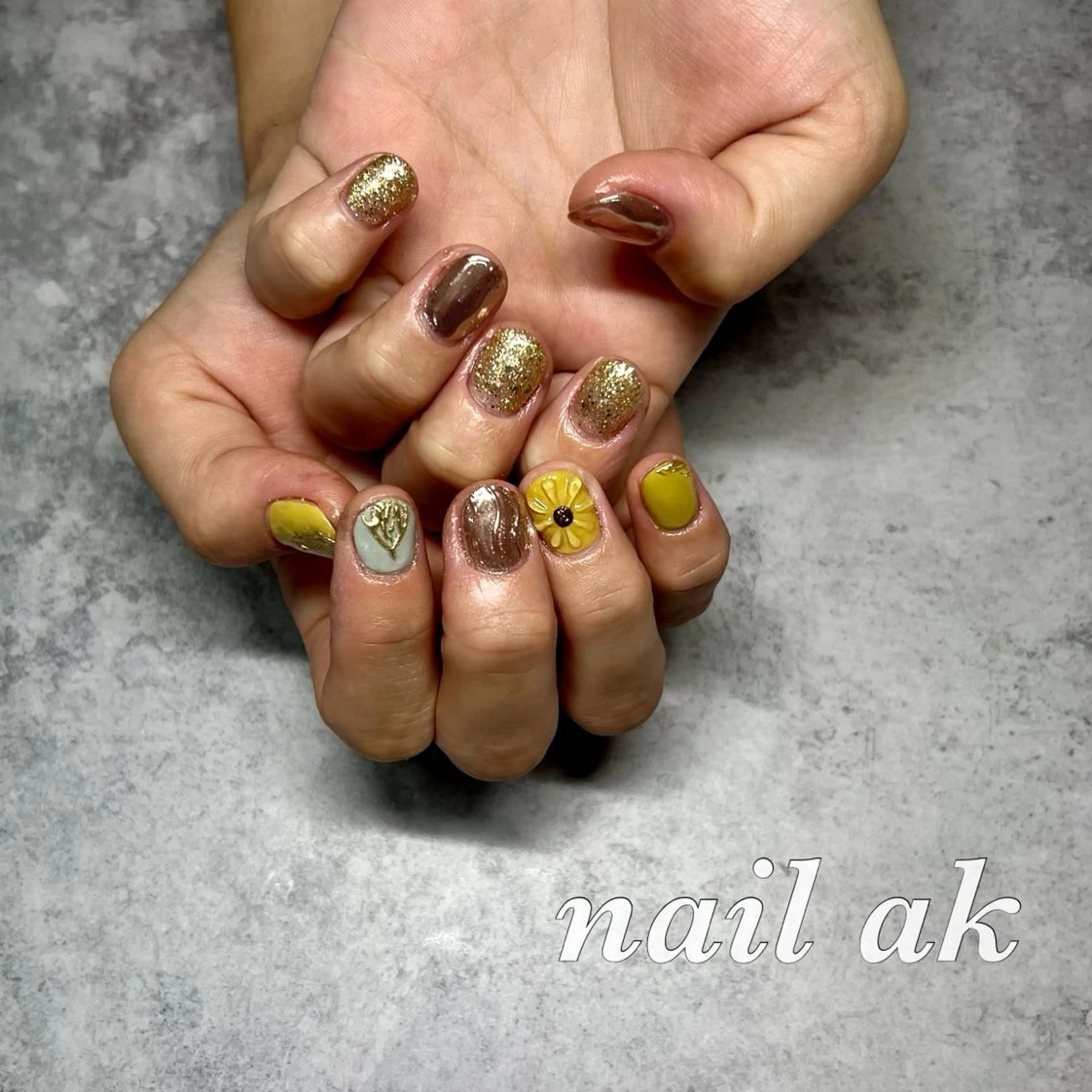 ネイル ハンドネイル ak nail .のネイルデザイン