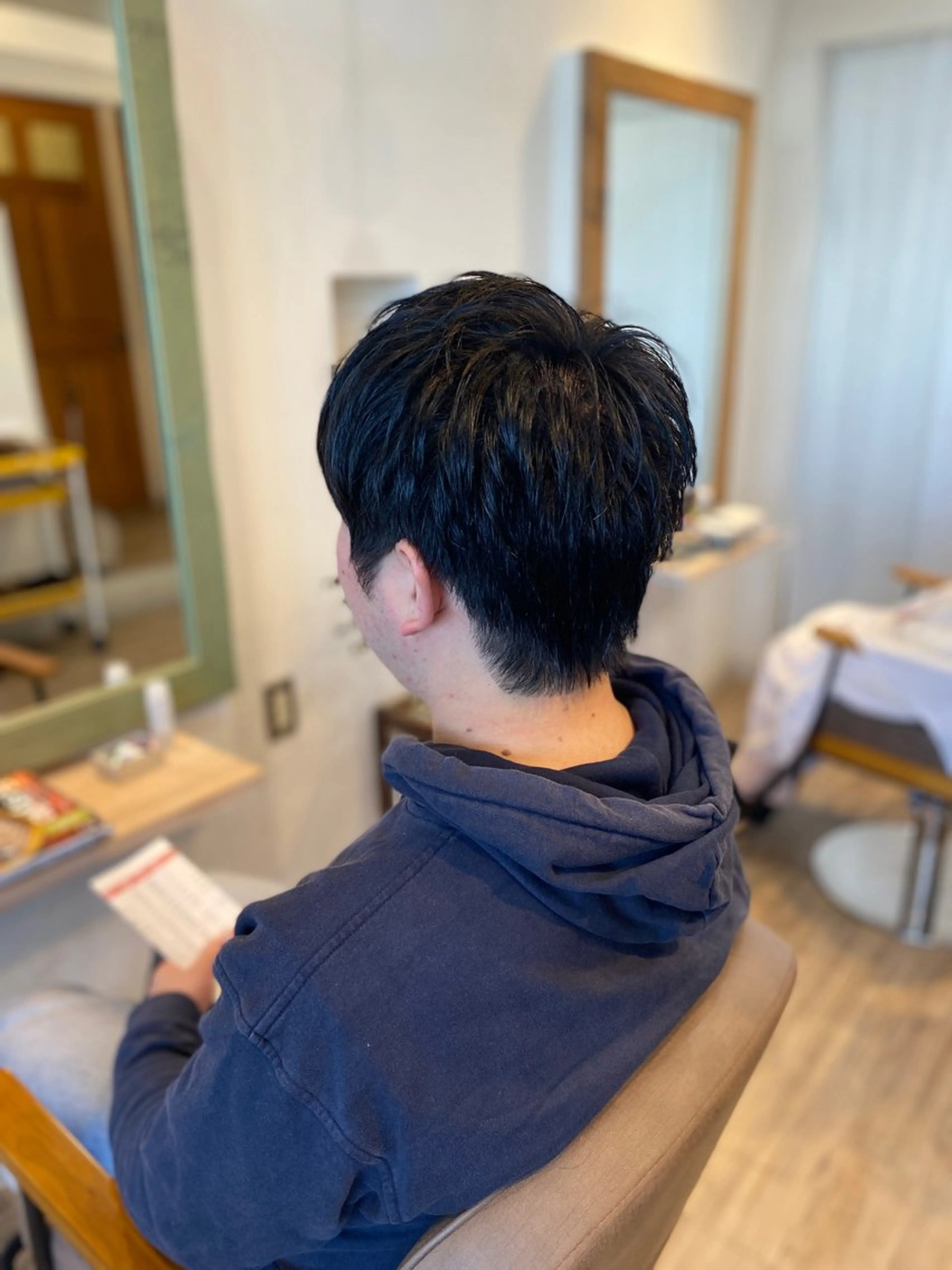 ショート メンズ カット 安住 千明のヘアスタイル