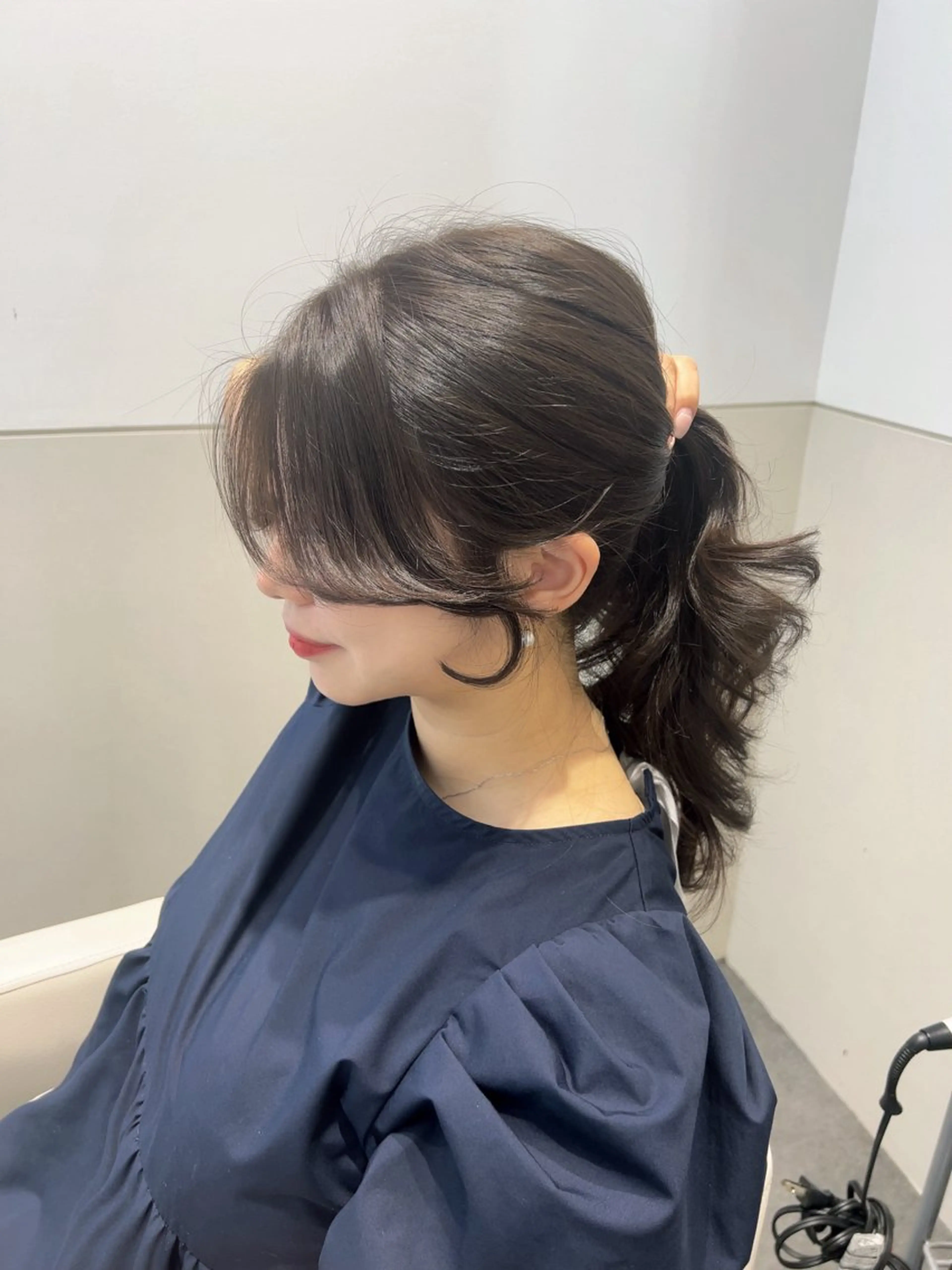 セミロング カラー 顔周りカット 🩷韓国ヘア/レイヤ ー🩷Maikaのヘアスタイル