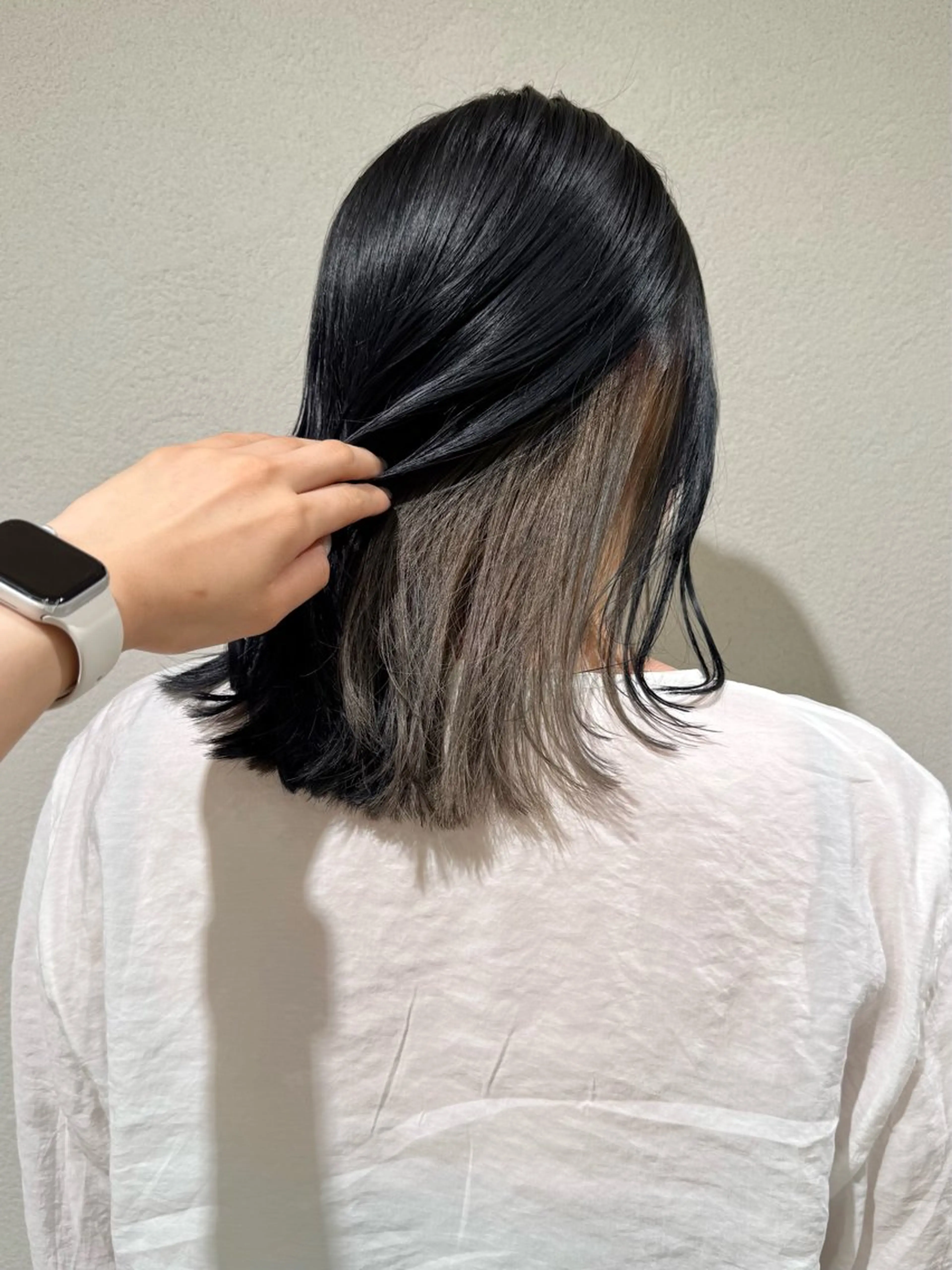 セミロング カラー カット ヘアカラー トリートメント 🌿透明感カラー🌿 sayu／恵比寿のヘアスタイル