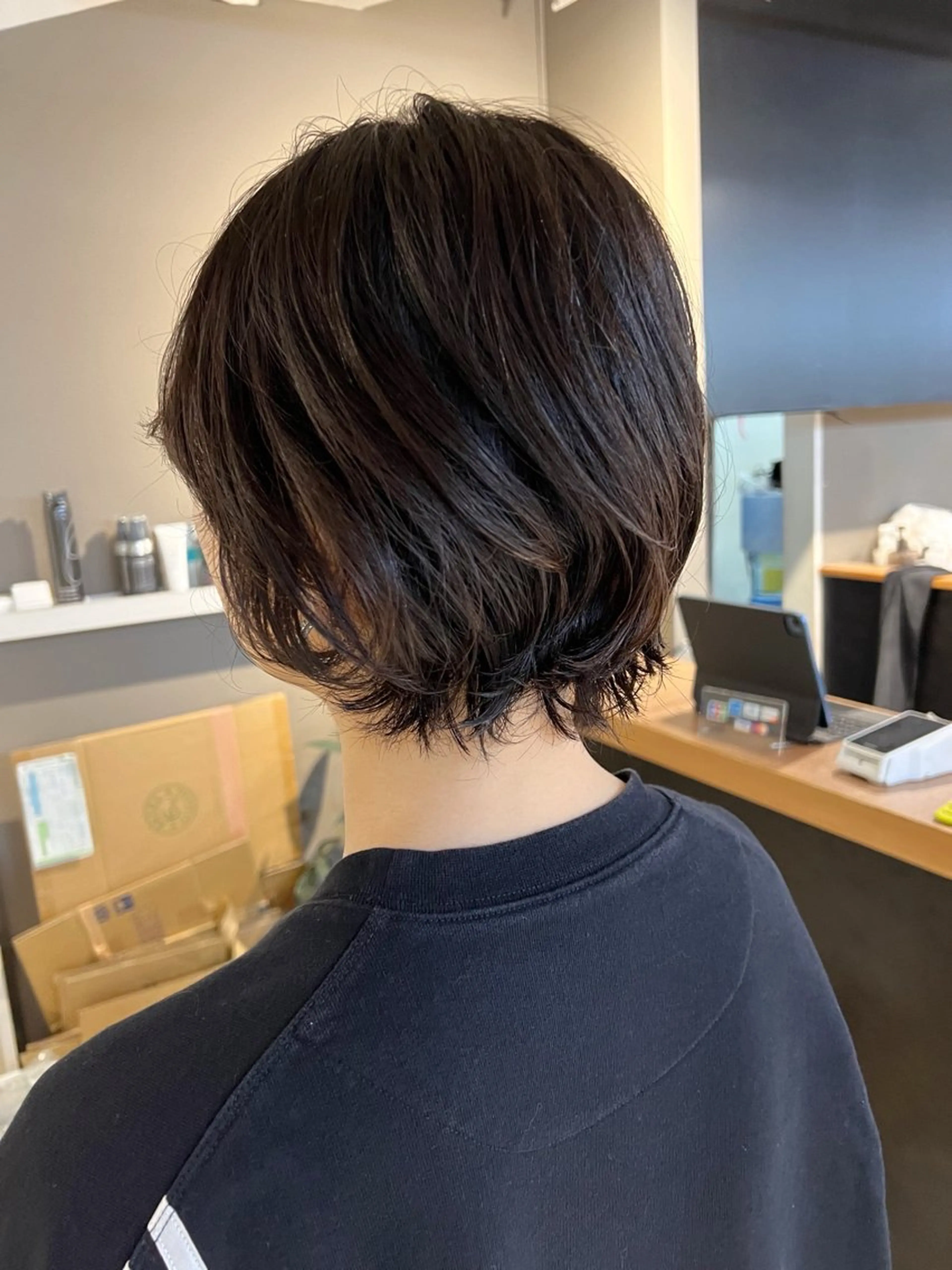 ミディアム カラー ミディアムパーマ daiki 原宿のヘアスタイル