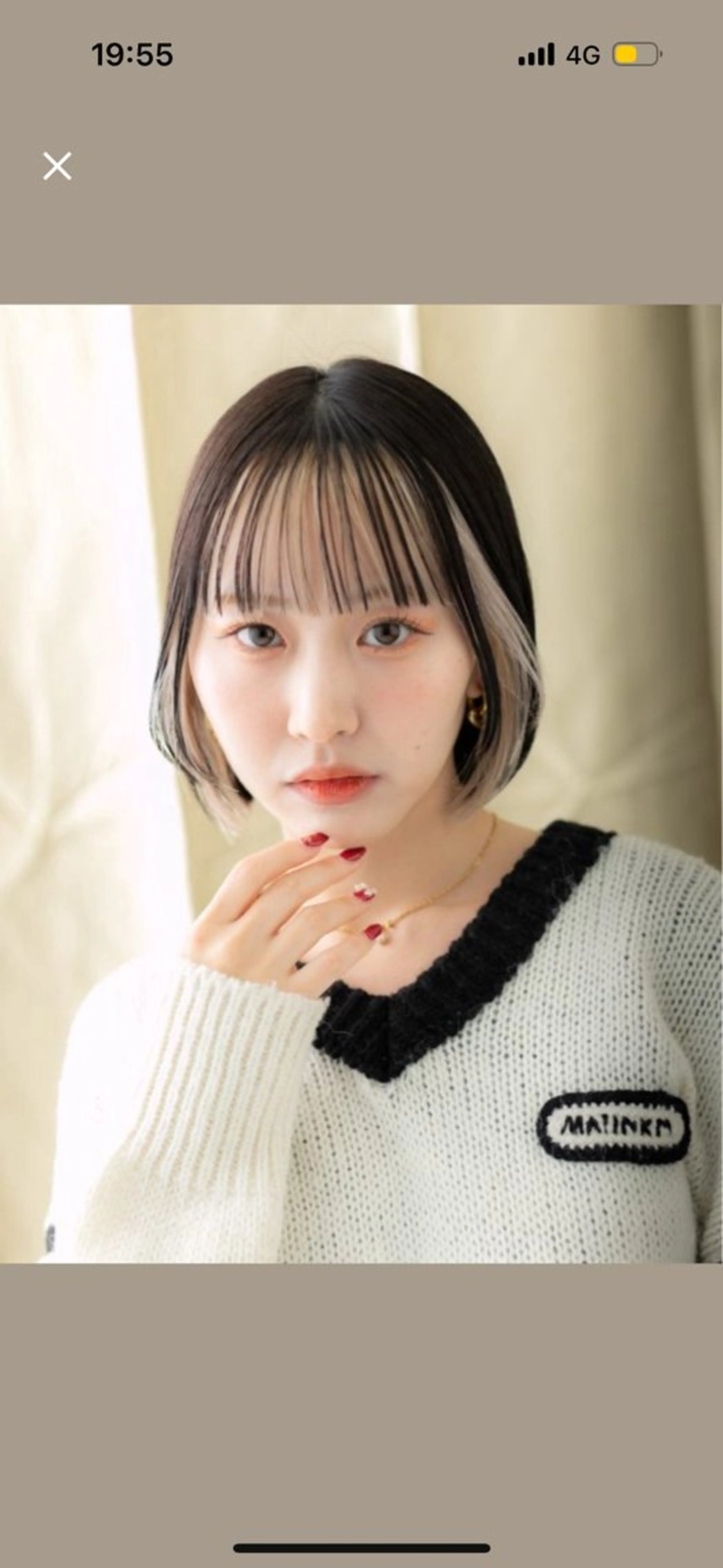 ショート カラー 透明感カラー️🫧 清水杏乃のヘアスタイル