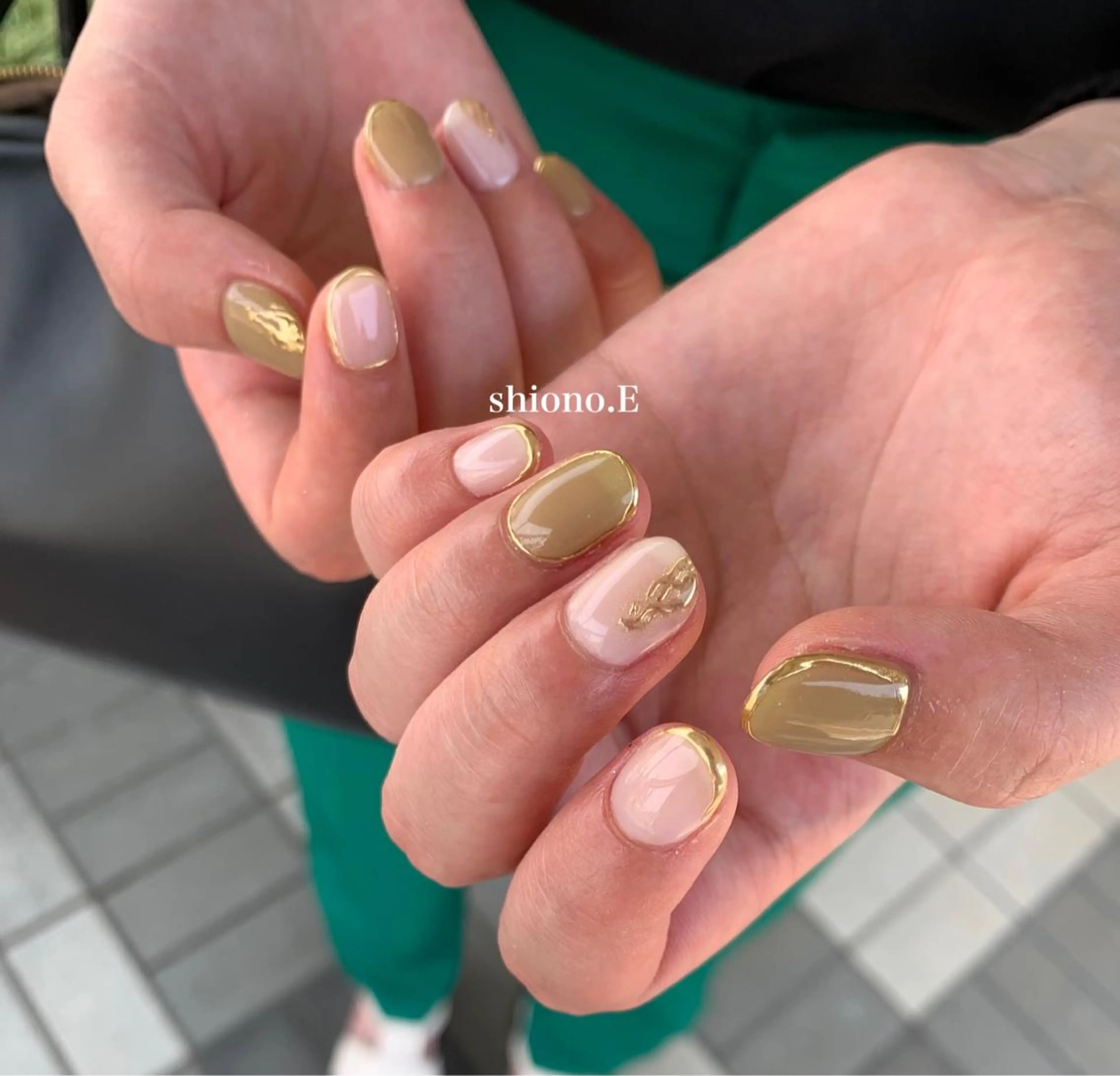 ショート ネイル ショートヘア ショートネイル be-cares beauty(豊川店のネイルデザイン