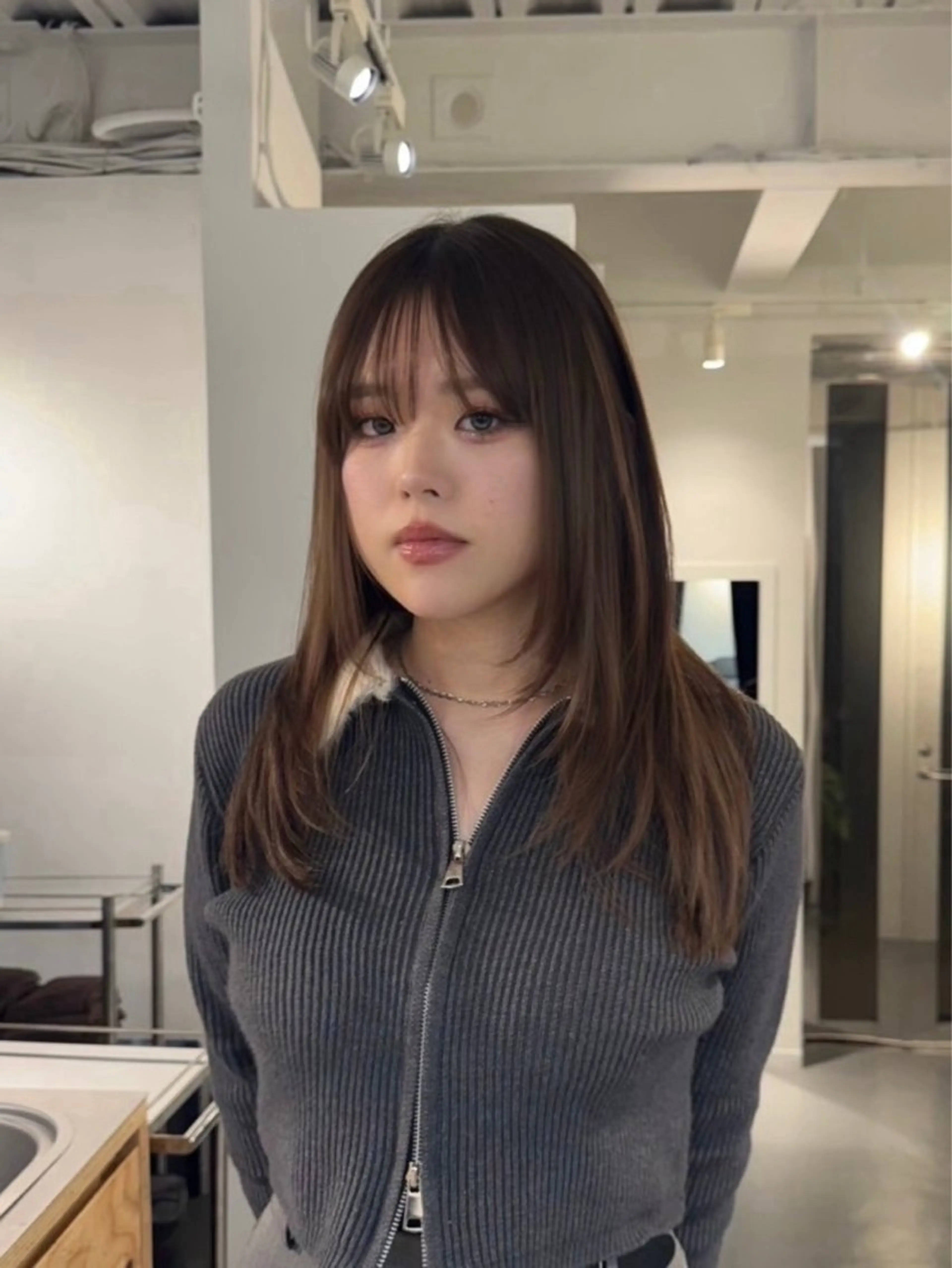 ロング カット 透明感/レイヤー カット🎀マコのヘアスタイル