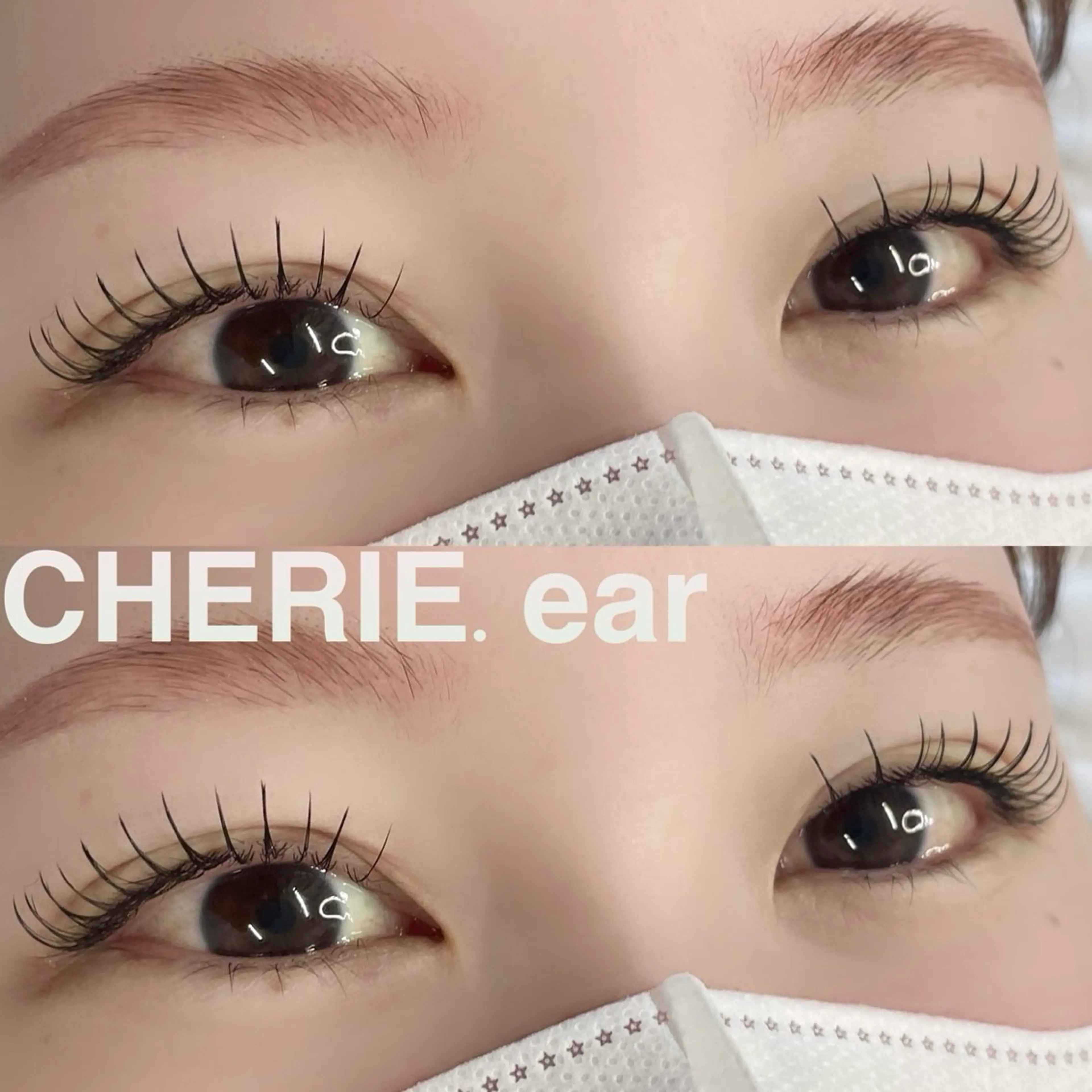 マツエク・マツパ フラットラッシュ CHERIE.ear 堀のマツエク・マツパデザイン