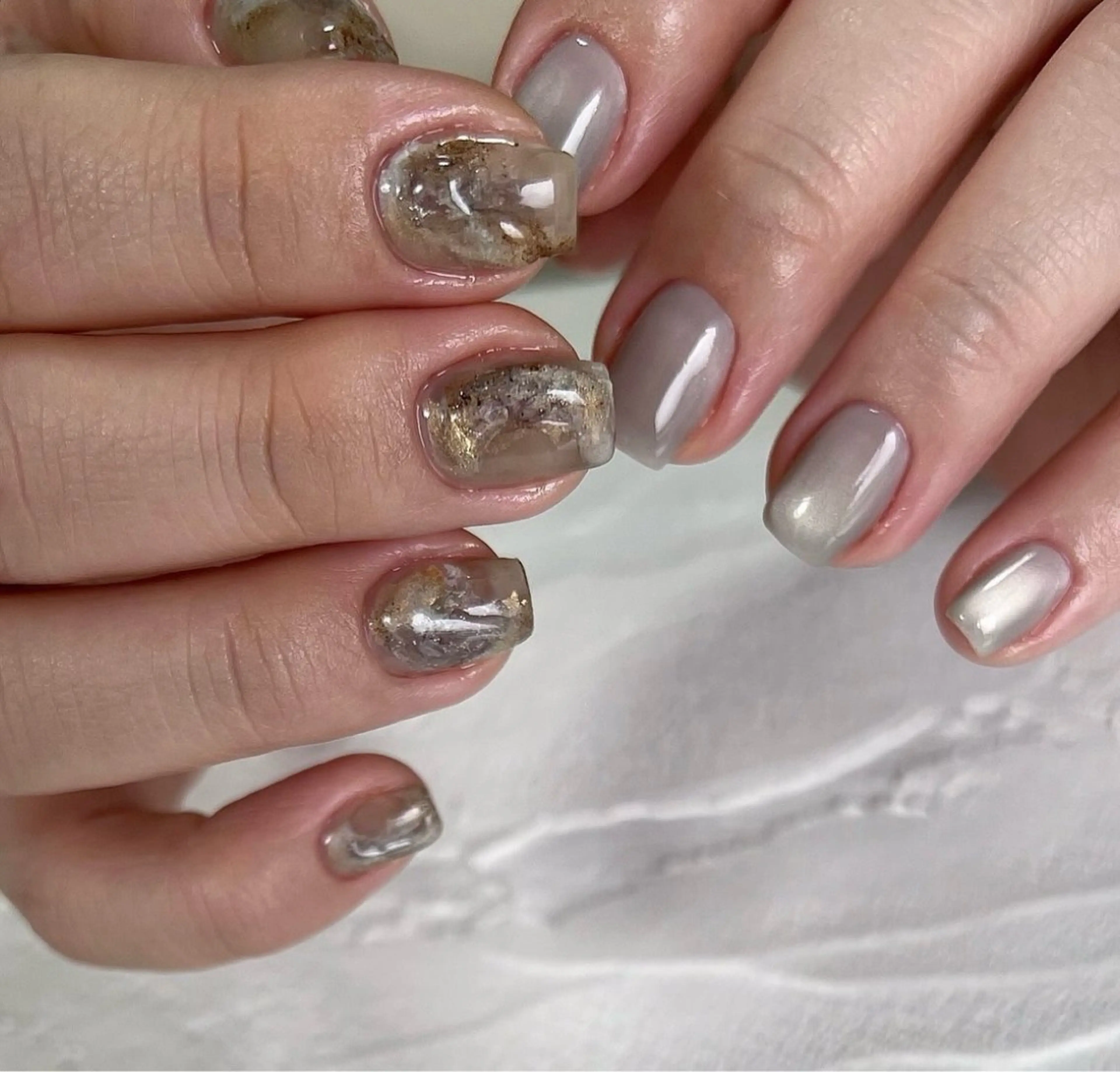 ネイル ハンドネイル ハンドケア nail salon una.のネイルデザイン