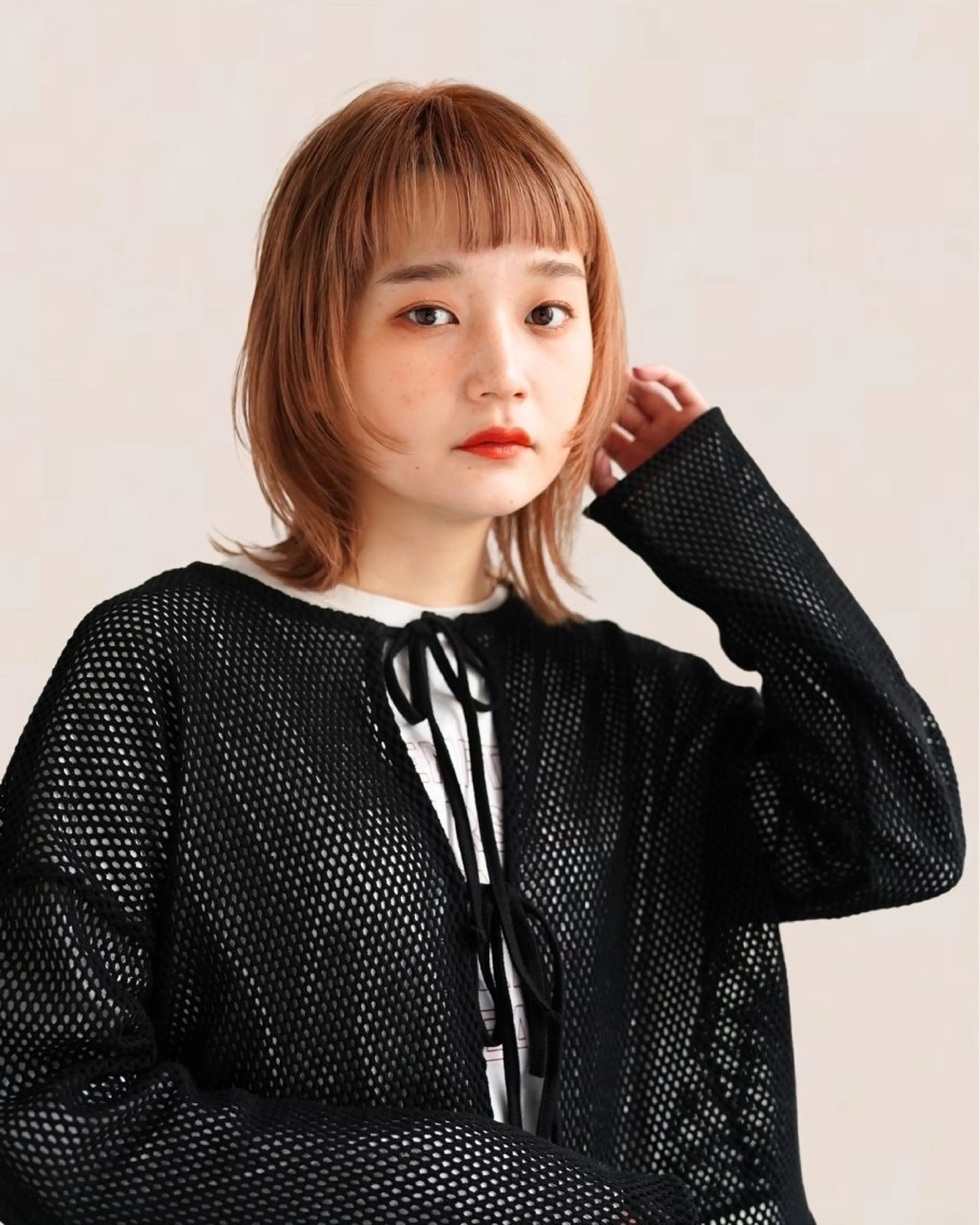 ミディアム カラー 銀座⚜️【脱白髪染め 美髪矯正】トグチのヘアスタイル