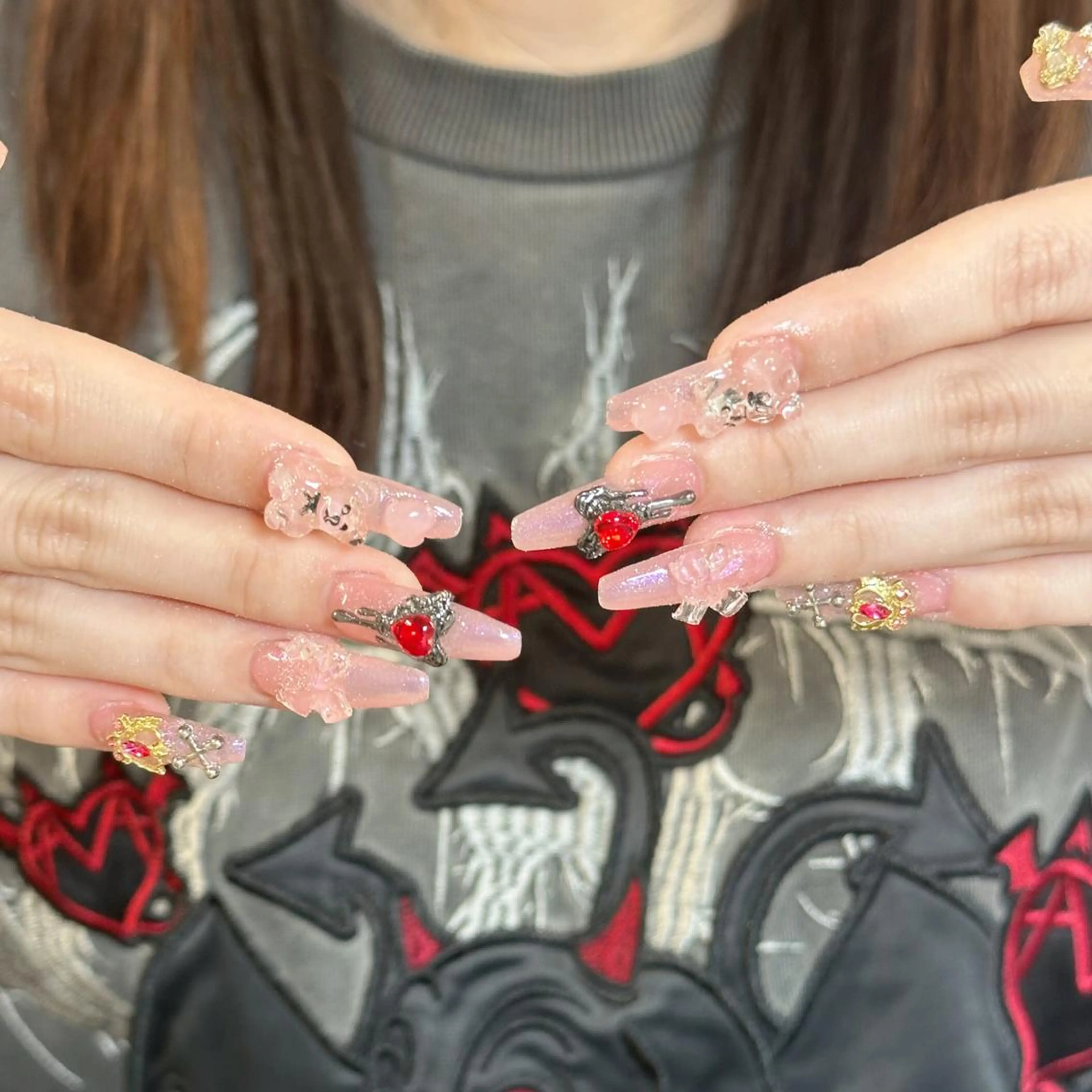 ネイル ハンドネイル 🍄Lemode 韓国風ネイル🍄のネイルデザイン