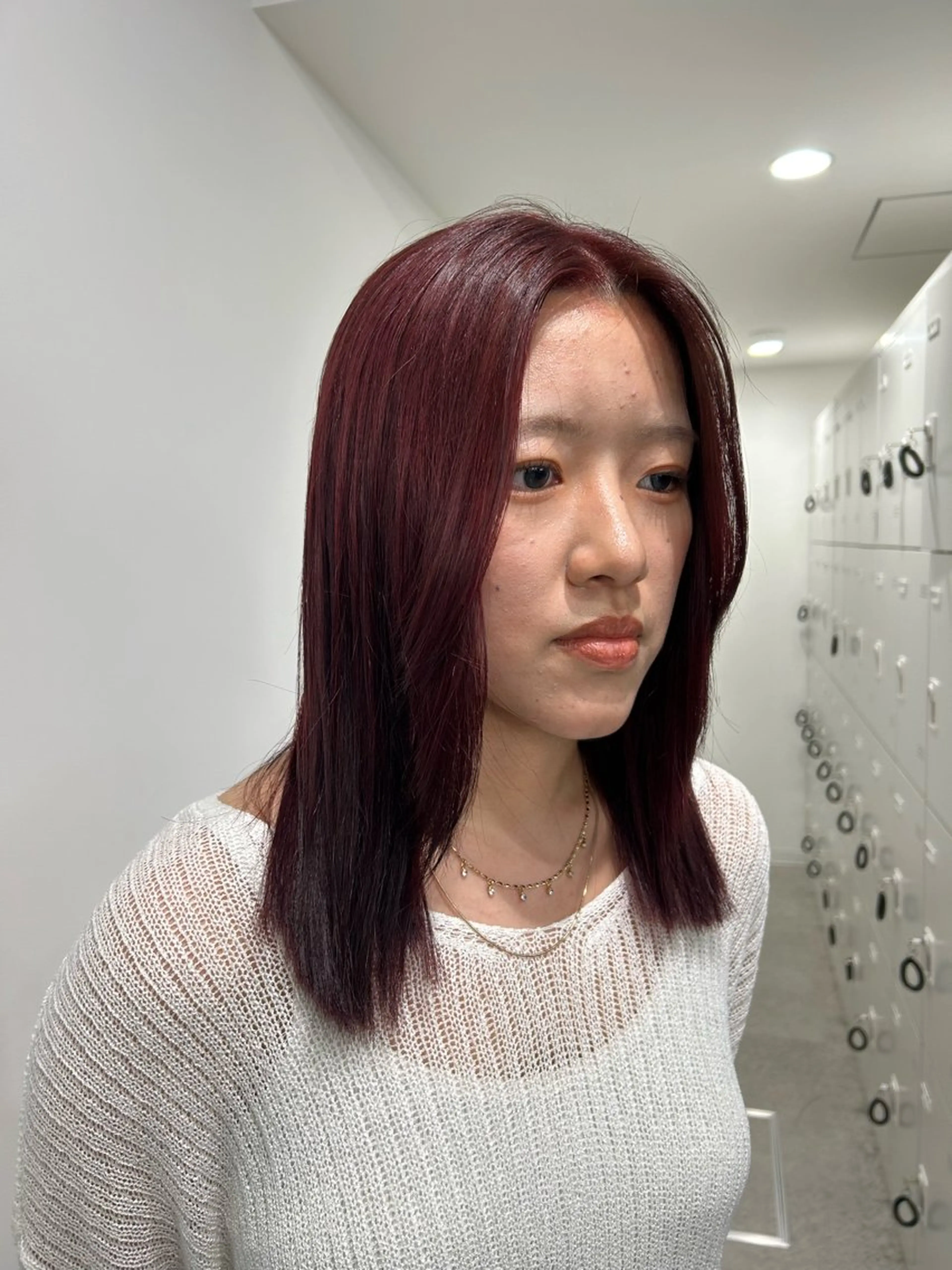 ミディアム カラー 愛結 暖色カラー🎀🩰のヘアスタイル