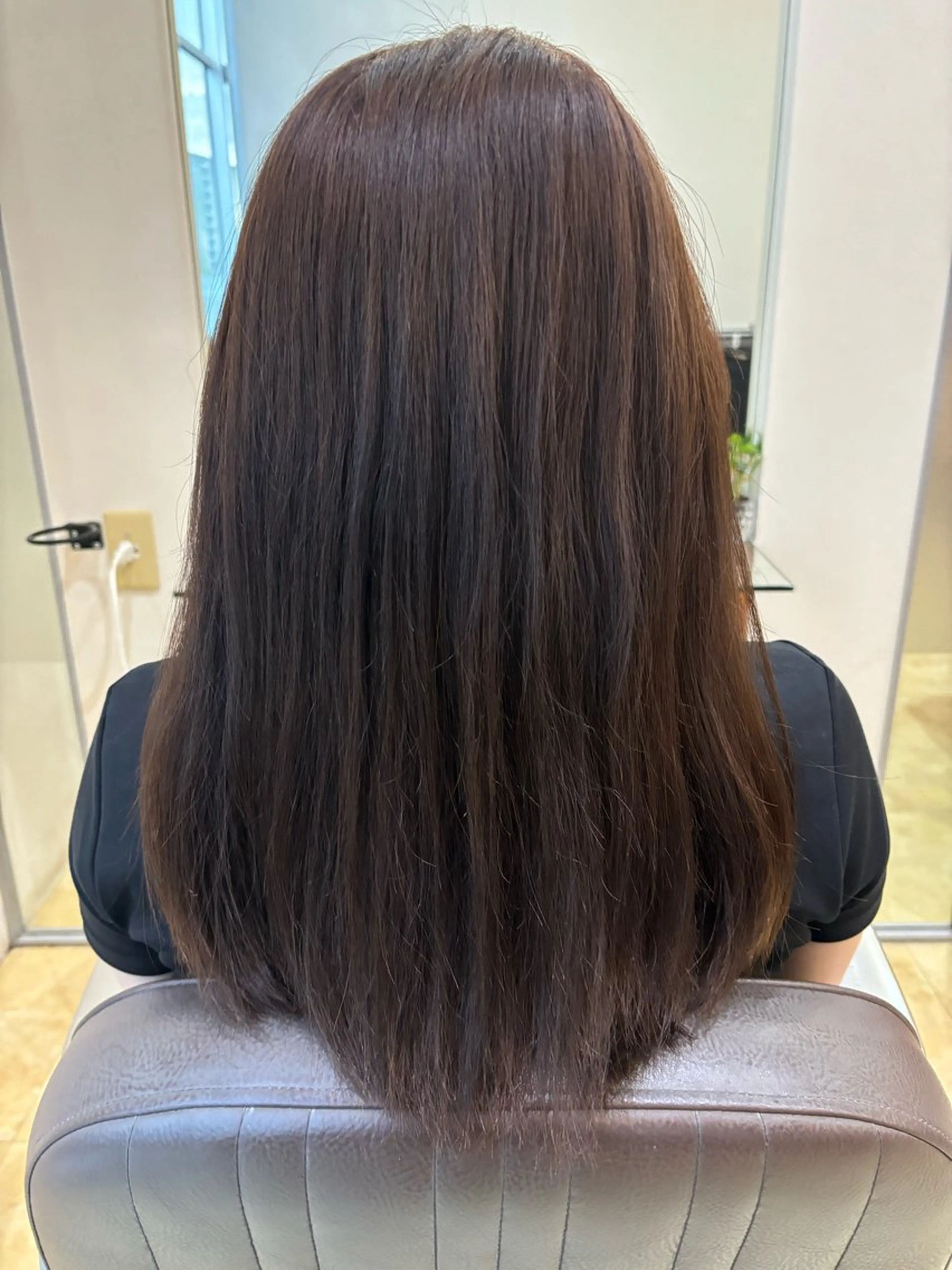 ロング カラー カット パーマ 亀山 来未のヘアスタイル