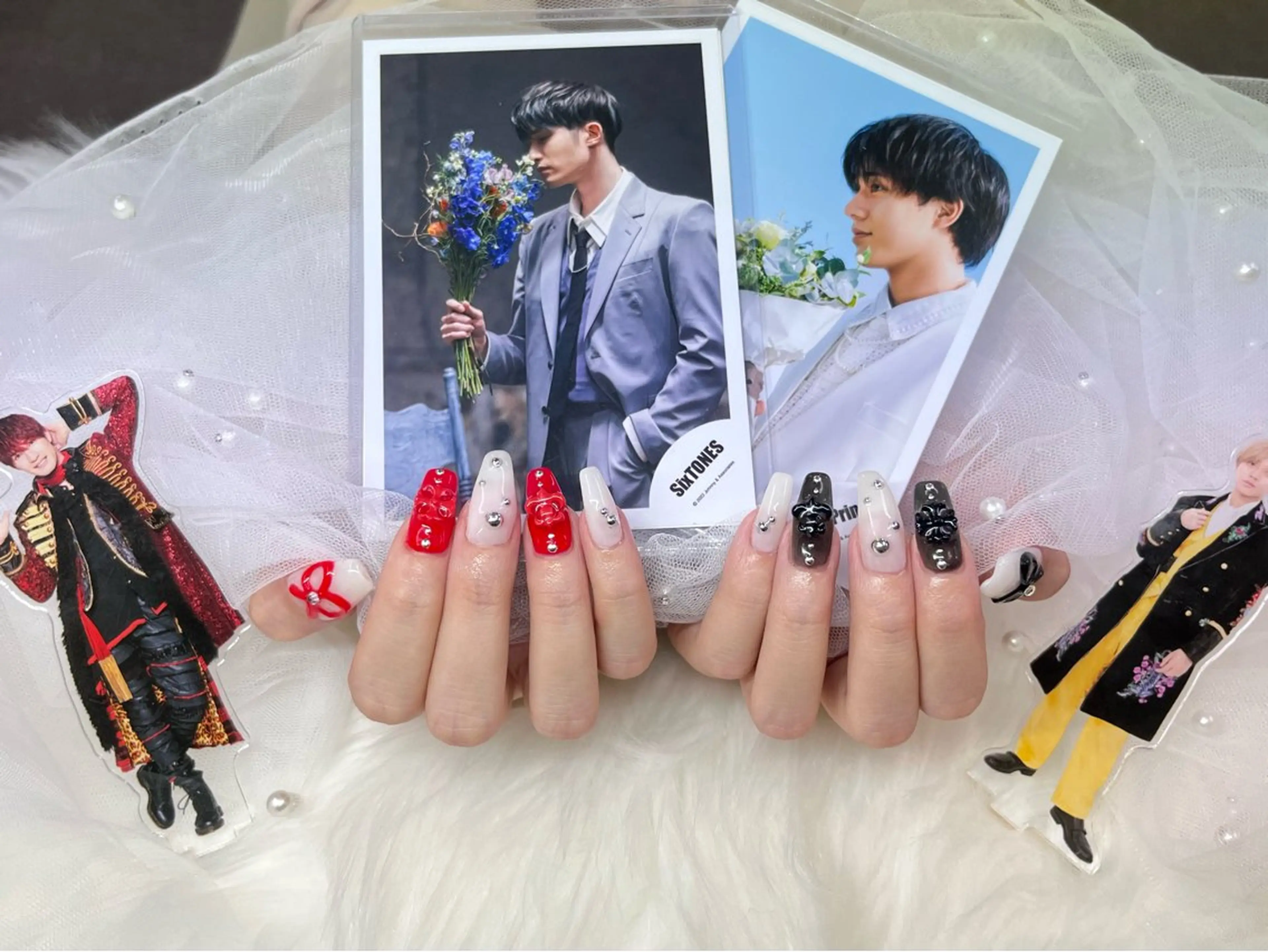 ネイル ストーンネイル ハンドネイル Nailsalon SisLink所属・Nailsalon Sis Linkのネイルデザイン