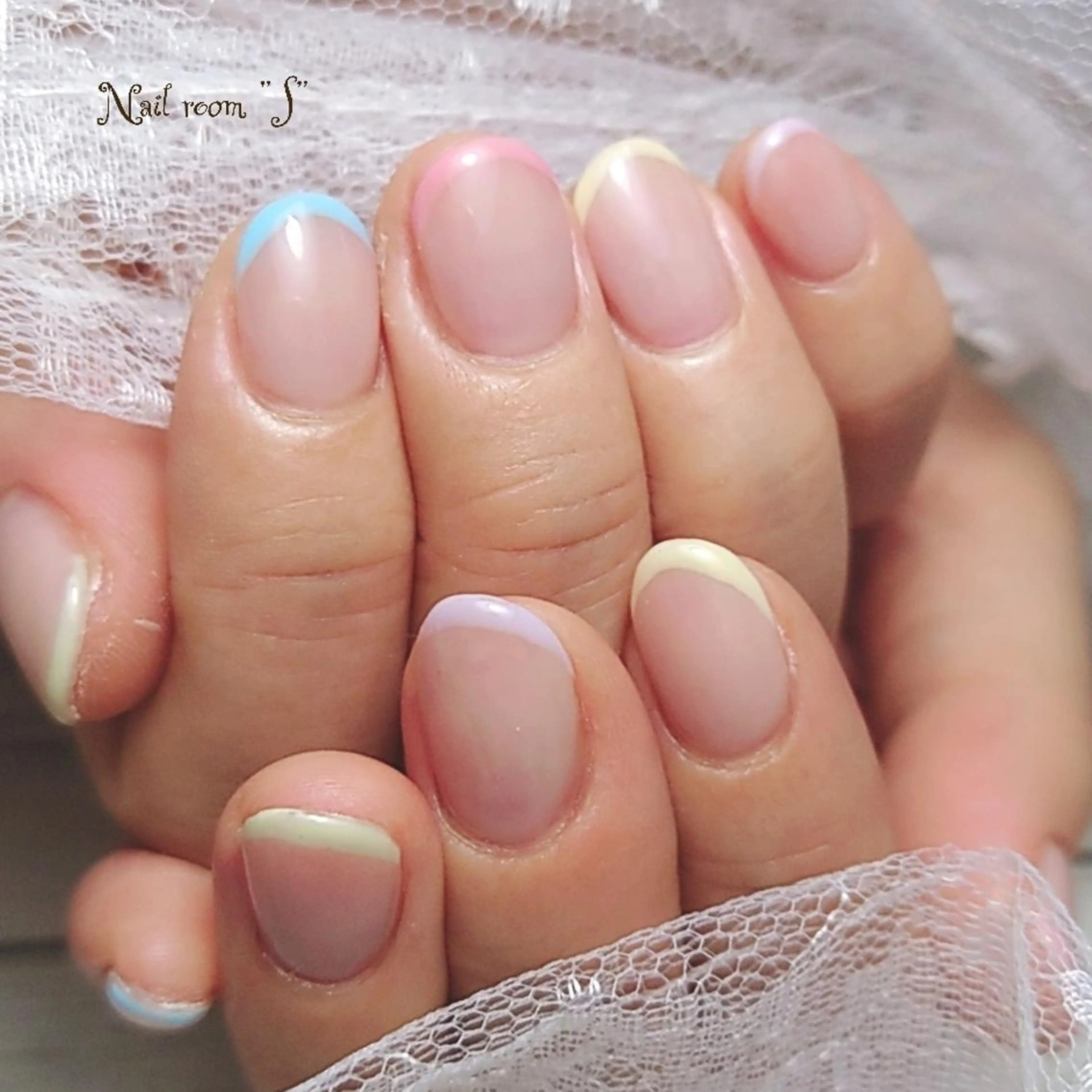 ネイル フレンチネイル Nail room  "S"  SAKAIのネイルデザイン