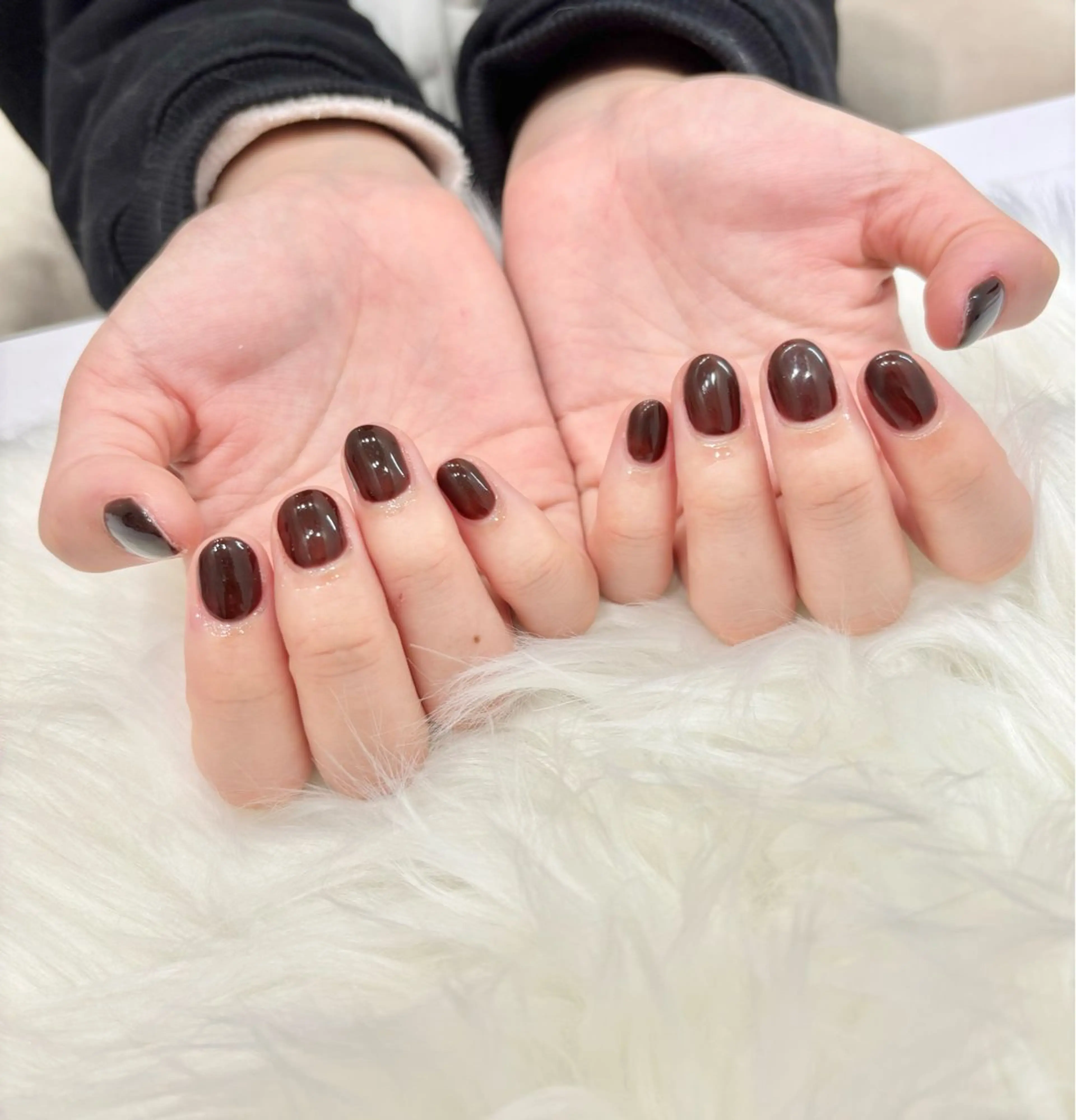 ネイル フレンチネイル グラデーション キラキラネイル 韓国ネイル マグネットネイル Angie Nail所属・Angie Nail CHIYURIのネイルデザイン