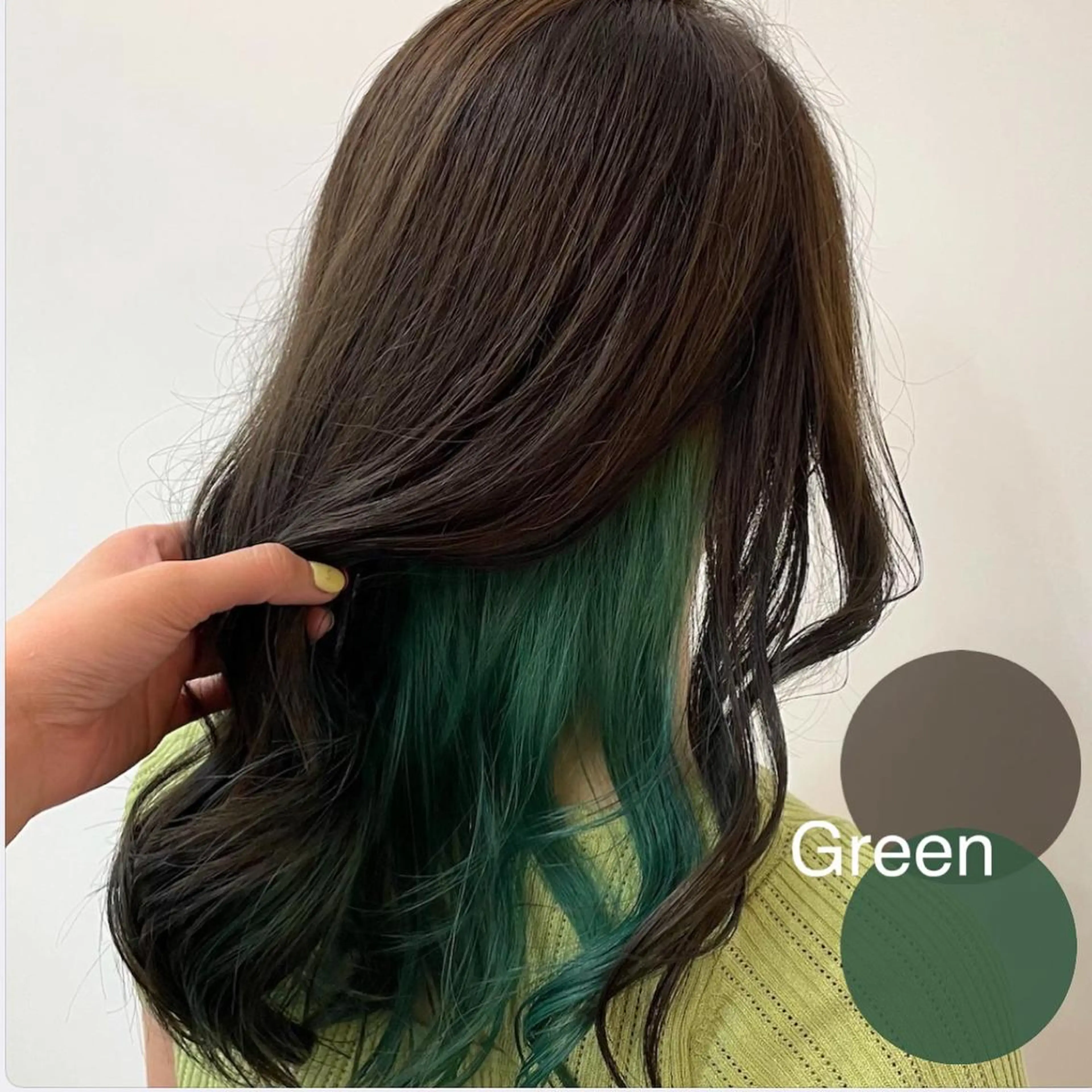 セミロング カラー eyelash イシワタリ🦢のマツエク・マツパデザイン