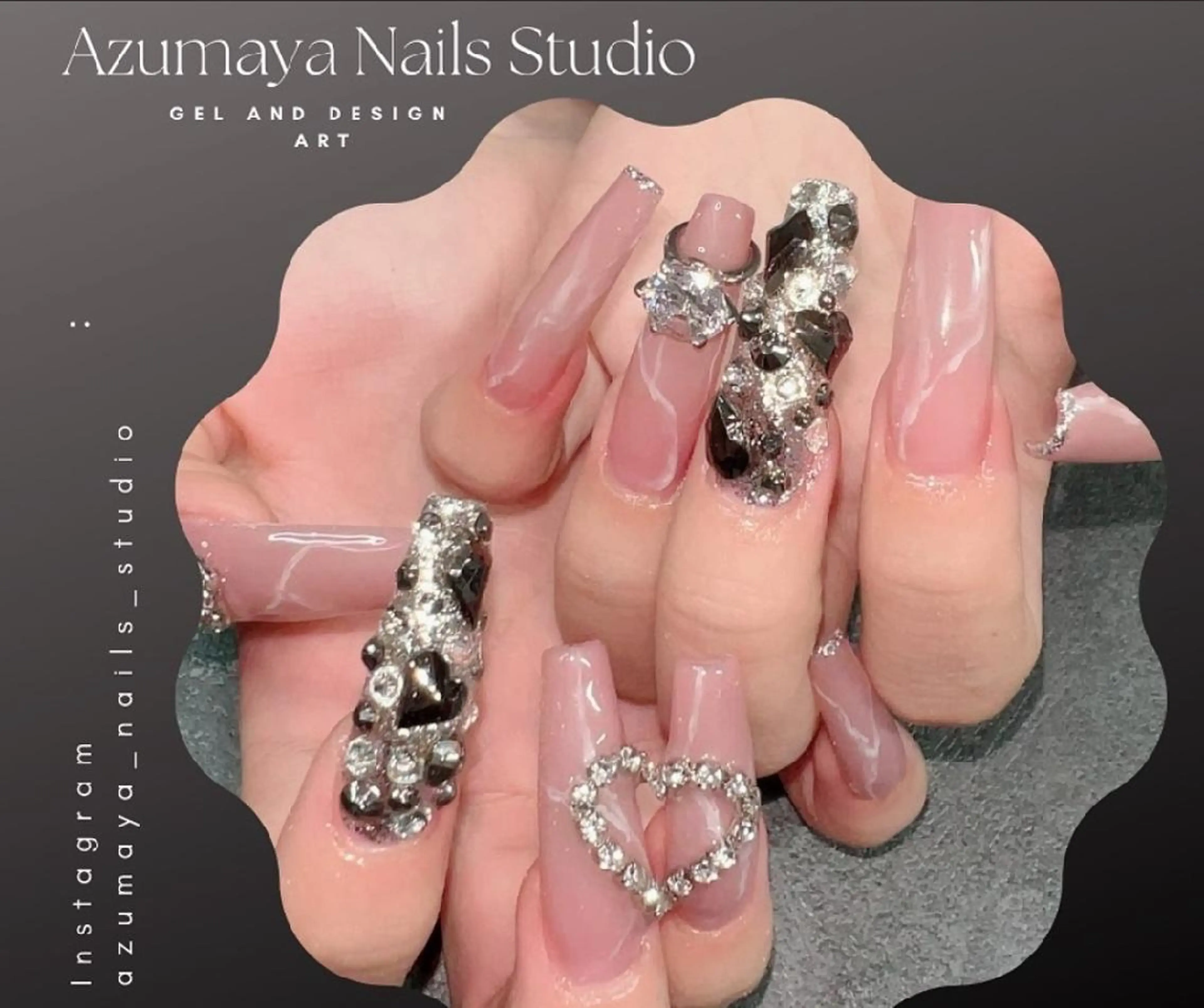 ネイル ハンドネイル azumaya ネイリストarisaのネイルデザイン