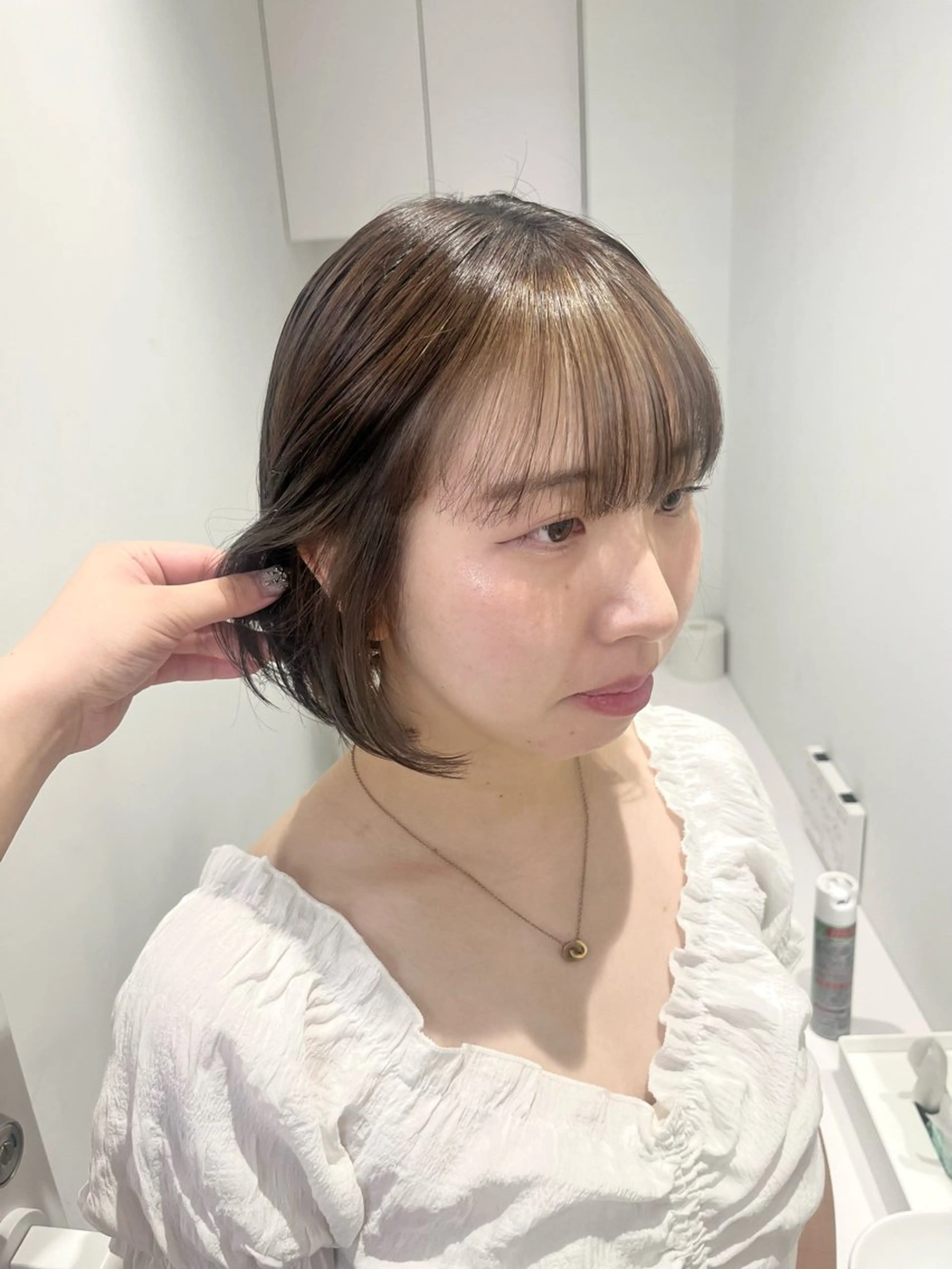 カラー ブラウンカラー 透明感カラー ヘアカラー トリートメント ベージュ⟡˖ブリーチ ˖ ࣪⊹あずきのヘアスタイル