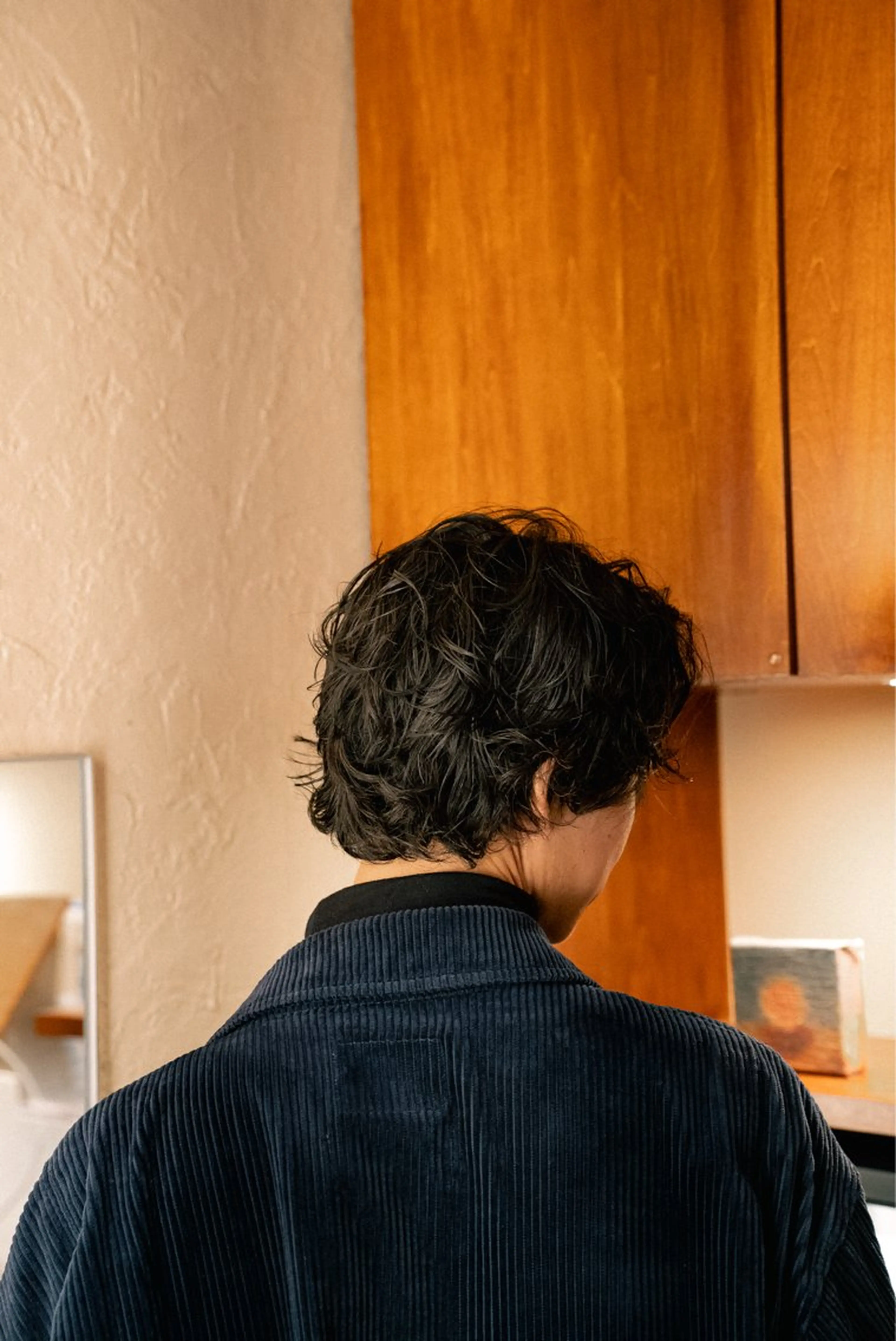 ミディアム カラー パーマ メンズ ミディアムパーマ メンズパーマ カット パーマ 🔗メンズサロン🔗 Kieのヘアスタイル