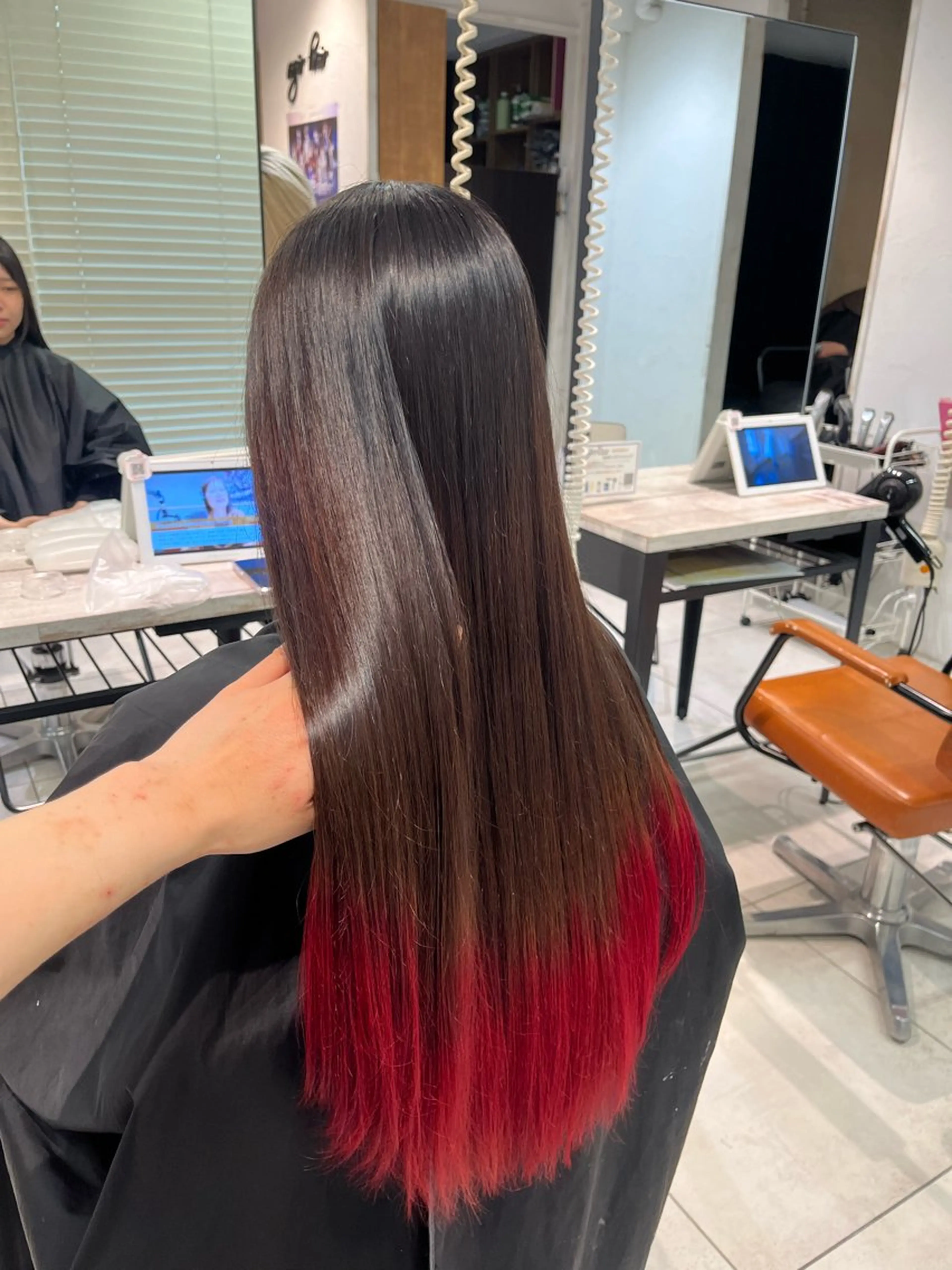 ロング カラー ❤️ブリーチ暖色カ ラー❤️NAOのヘアスタイル