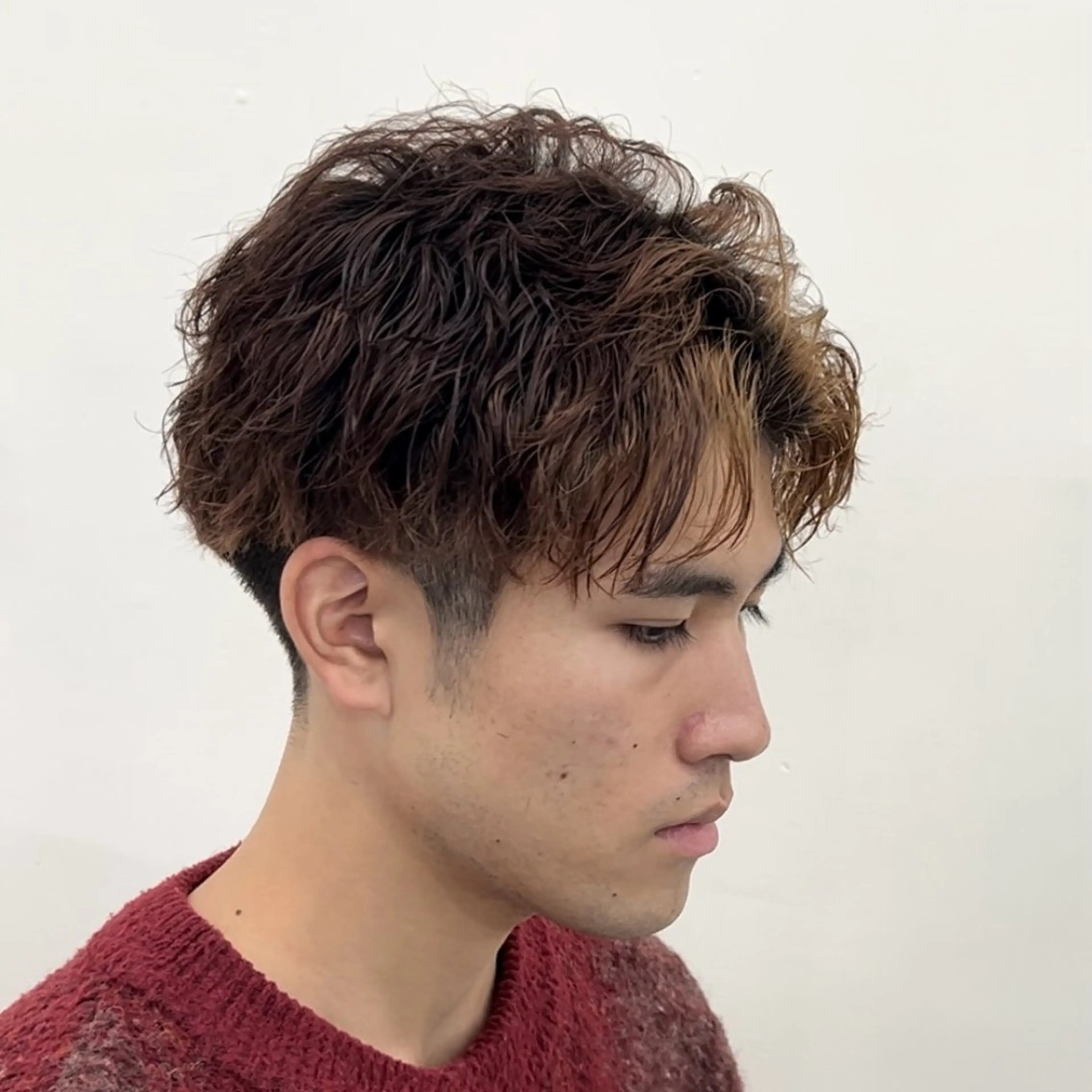 カット+複雑履歴パーマ+トリートメントの写真