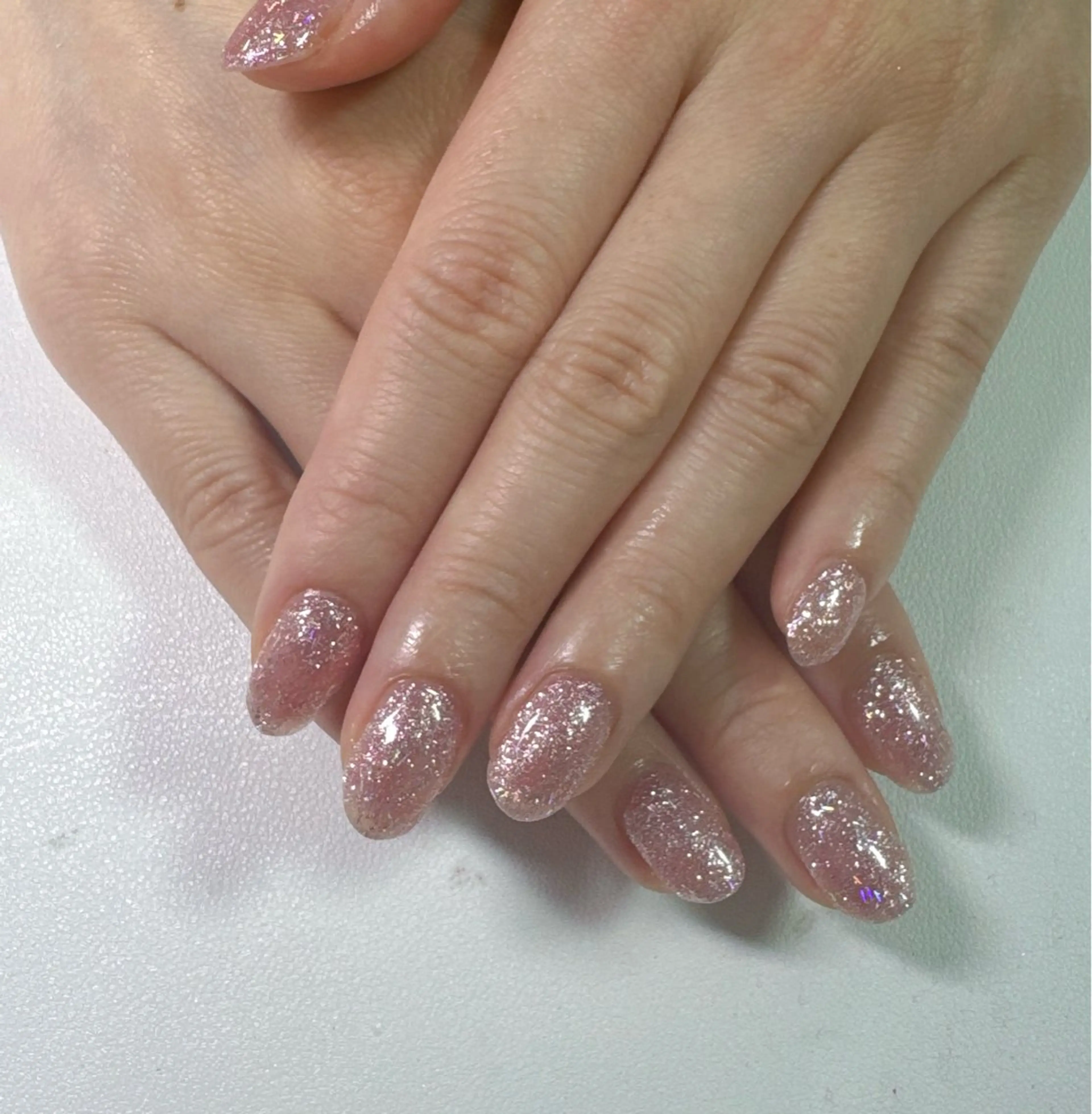 ネイル キラキラネイル ワンカラーネイル Rarity nail salon所属・Rarity Nail💗ちなつのネイルデザイン