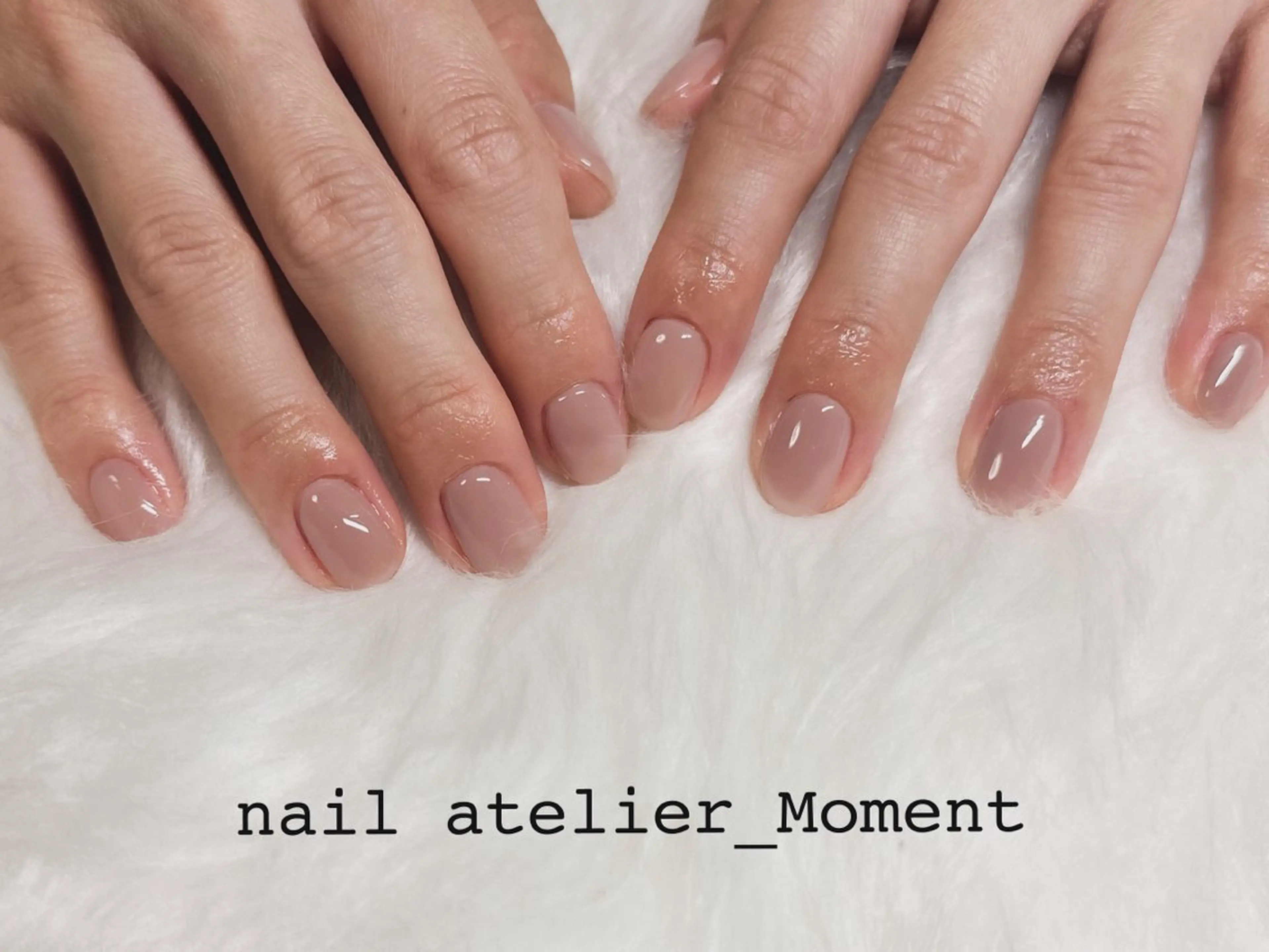 ネイル ワンカラーネイル ハンドネイル nail atelier_Moment所属・nail Momentのネイルデザイン