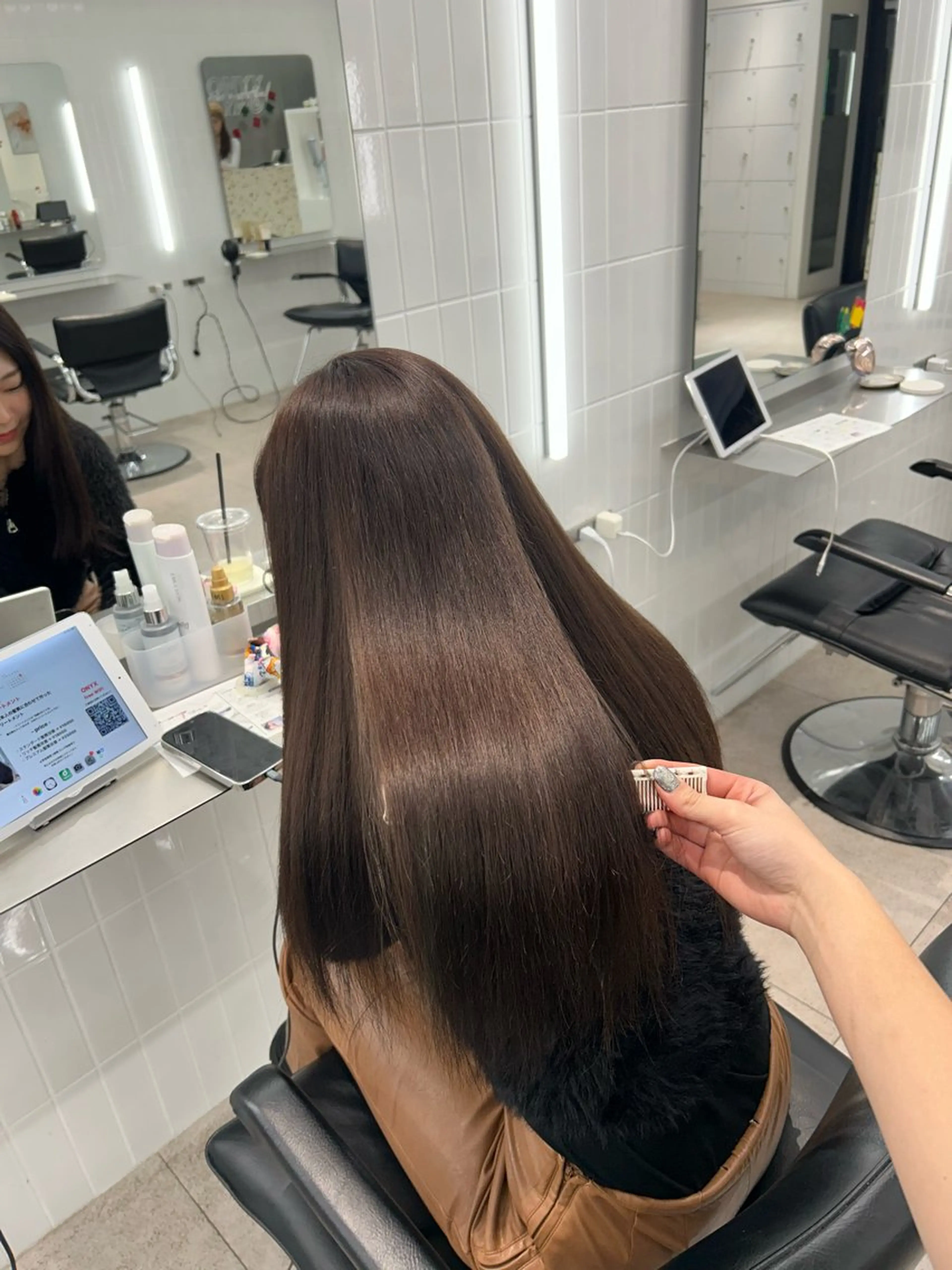 ロング トリートメント 實方 ここ乃のヘアスタイル