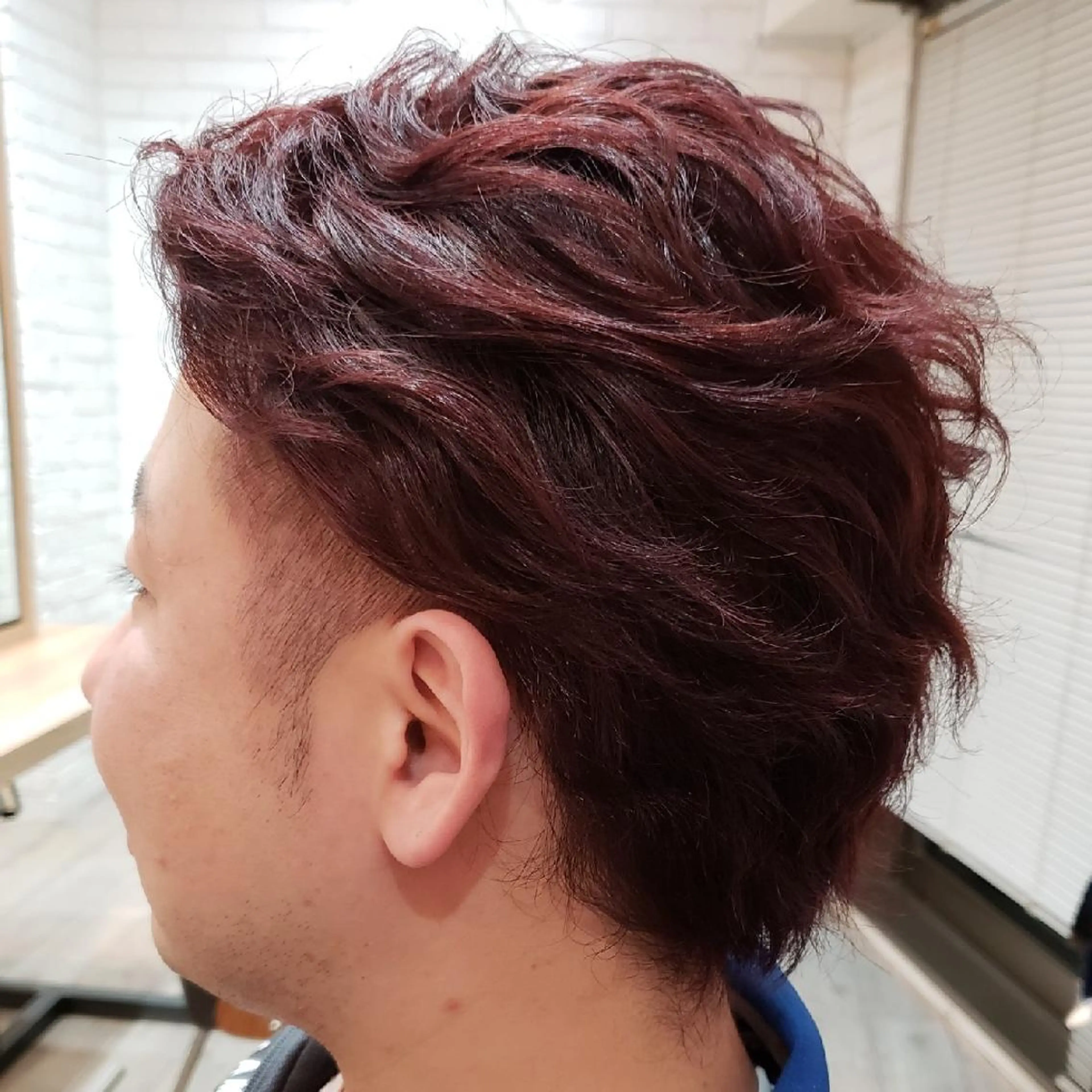 パーマ カラー メンズ メンズパーマ ツーブロック 浅野 Roots店長のヘアスタイル