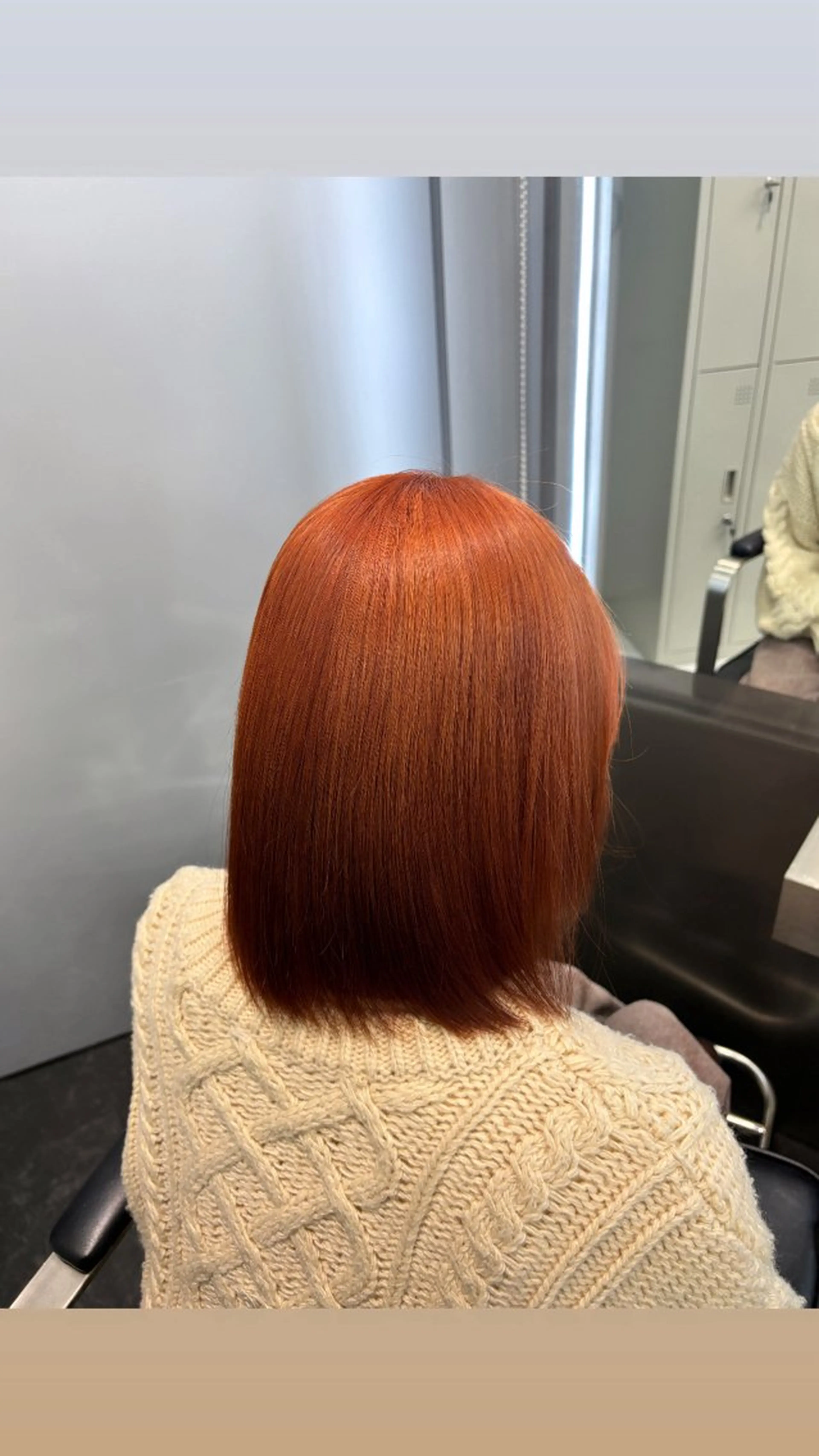 ミディアム カラー ヘアカラー トリートメント ヘアセット 艶ブリーチカラー✧ ミウ🎀のヘアスタイル