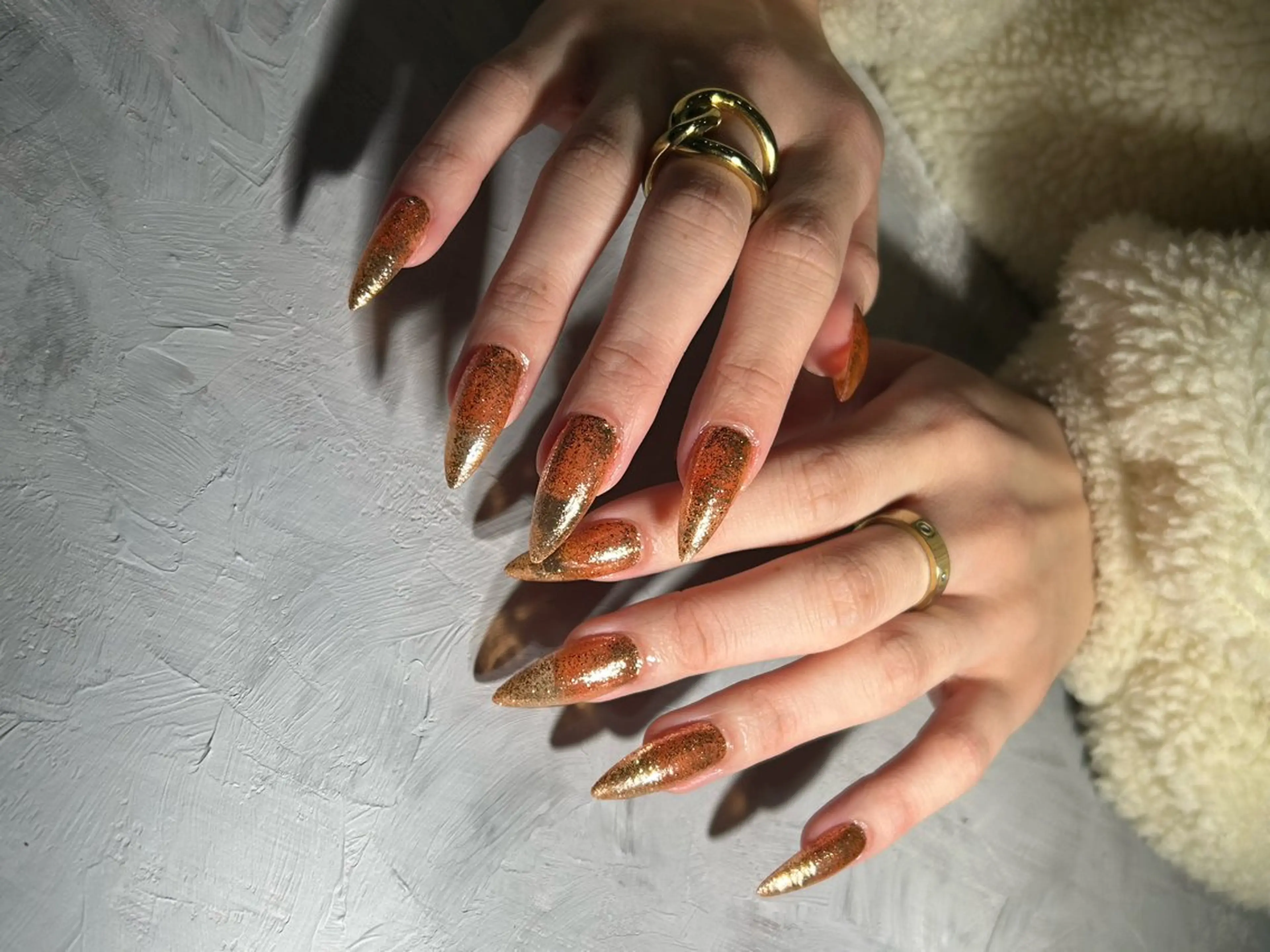 OPEN記念！！【Hand】ワンカラー／ラメグラ .*オフ有り✦初回ジェルオフ無料の写真