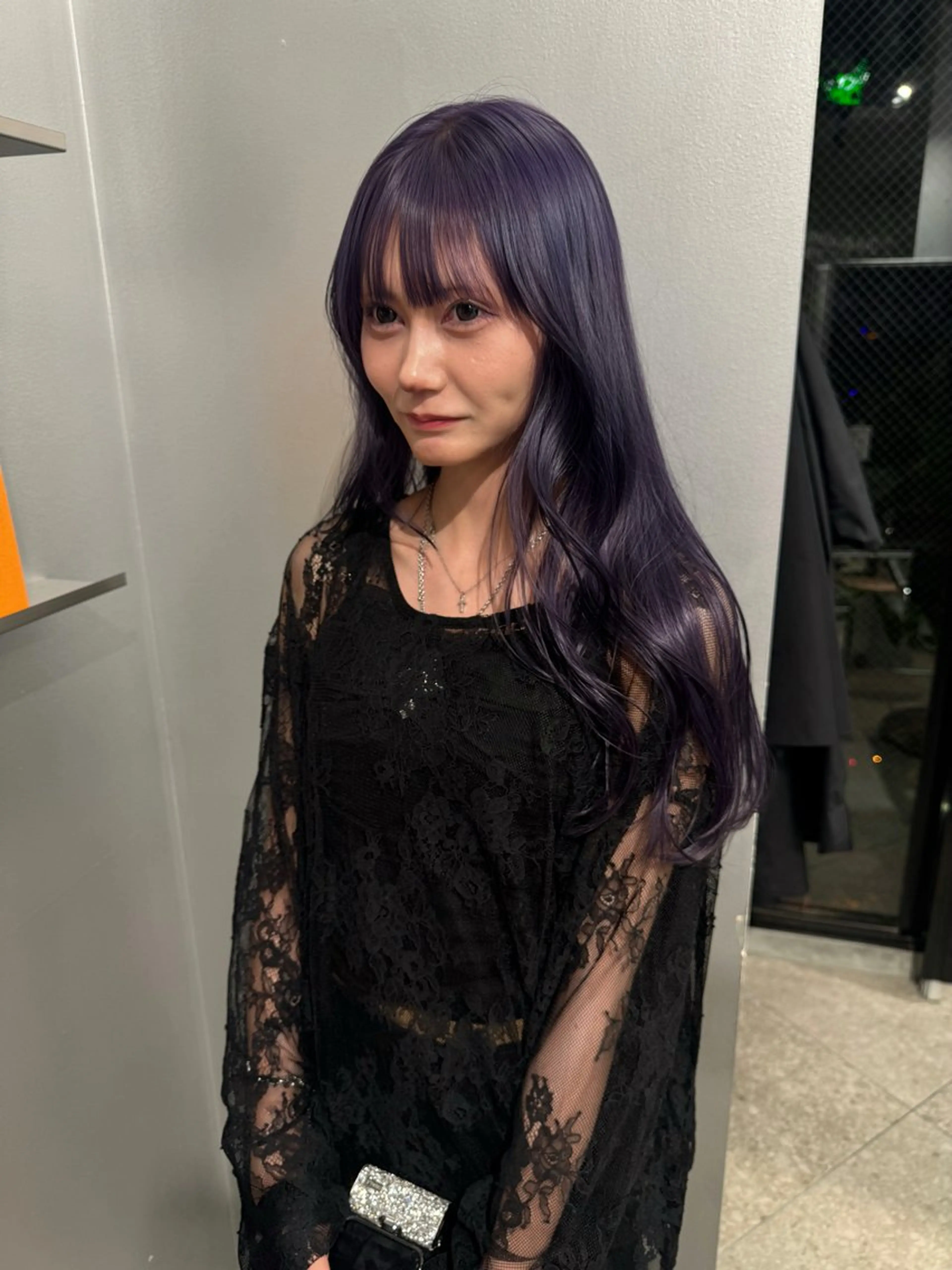 ロング カラー ヘアカラー PELE ハイトーン RIMUのヘアスタイル