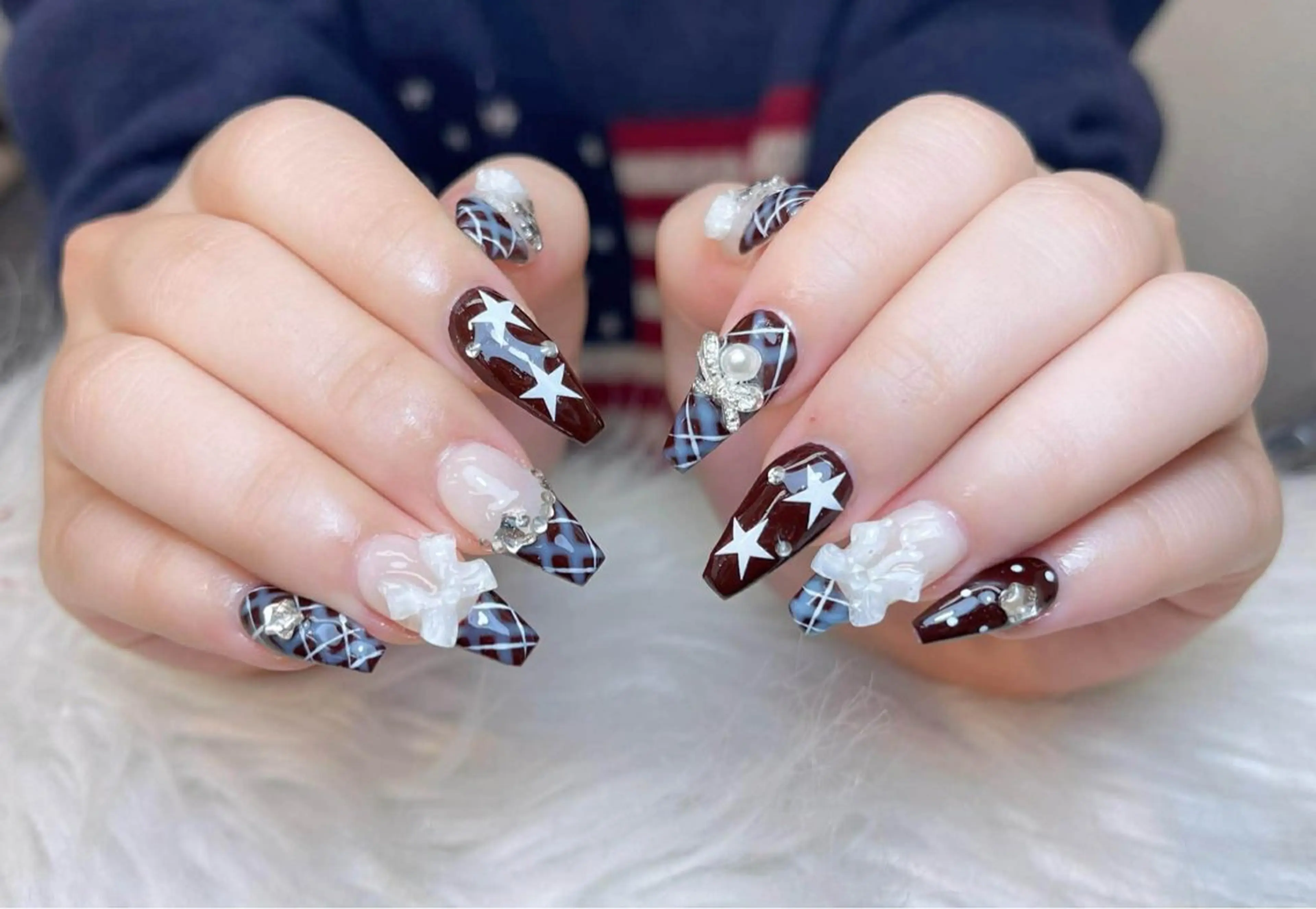 ネイル アートネイル 成人式 ジェルネイル ニュアンスネイル 夏ネイル ハンドネイル NIE MoMoのネイルデザイン