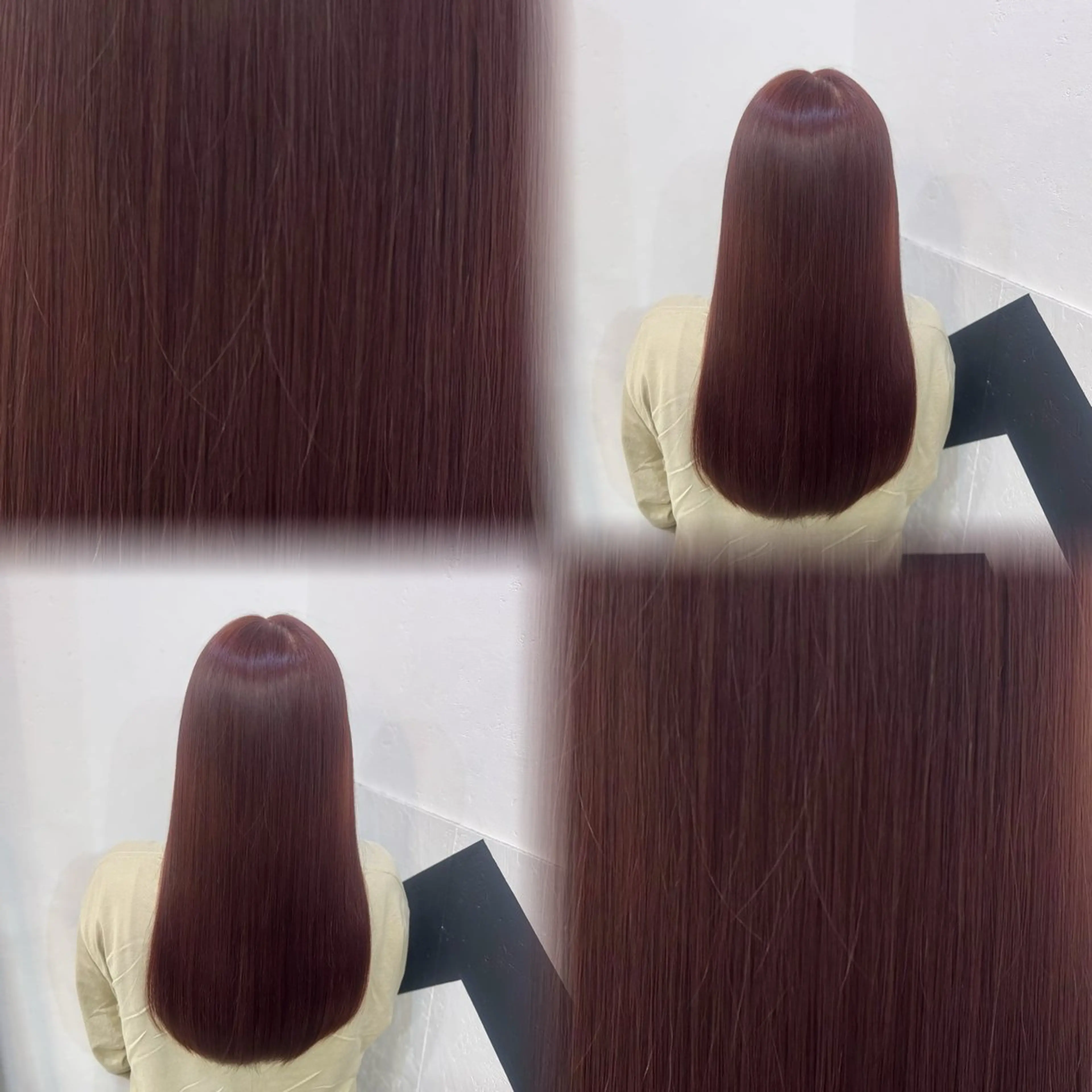 ロング カラー ヘアカラー トリートメント 髙橋 李里亜のヘアスタイル