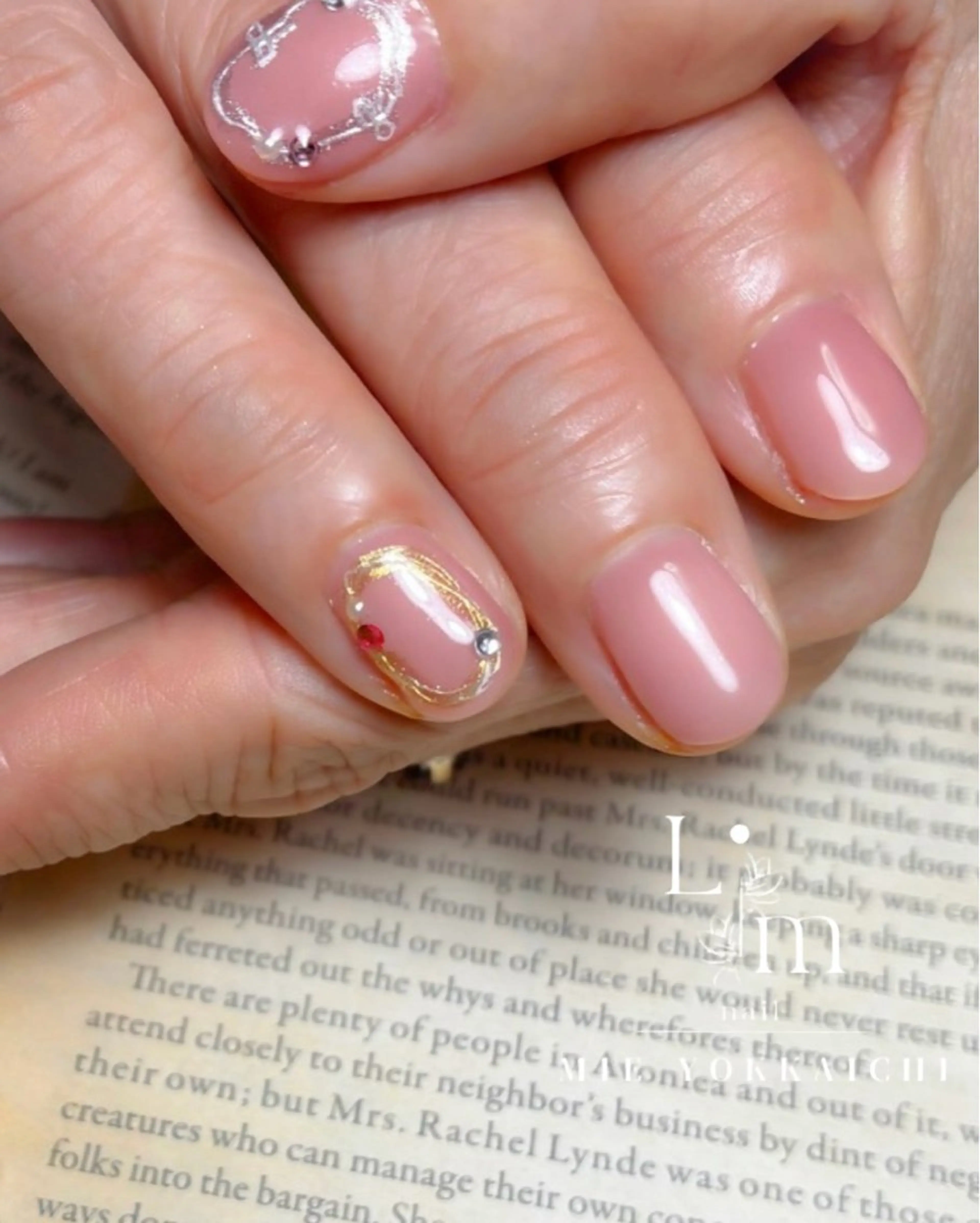 ネイル アートネイル オフィスネイル Li.m nail リム ネイルのネイルデザイン