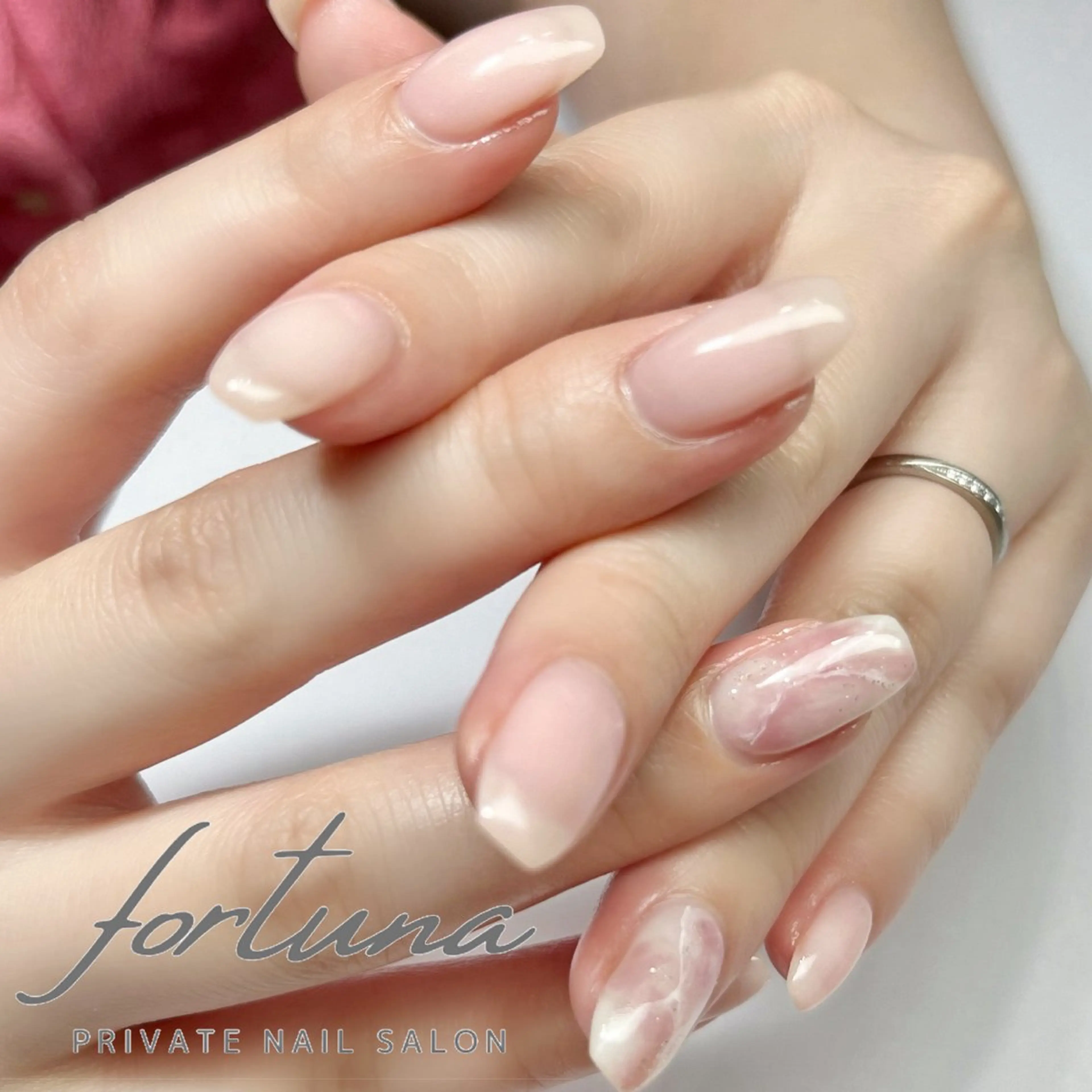 ネイル シンプルネイル ハンドネイル fortuna 武藤裕美のネイルデザイン