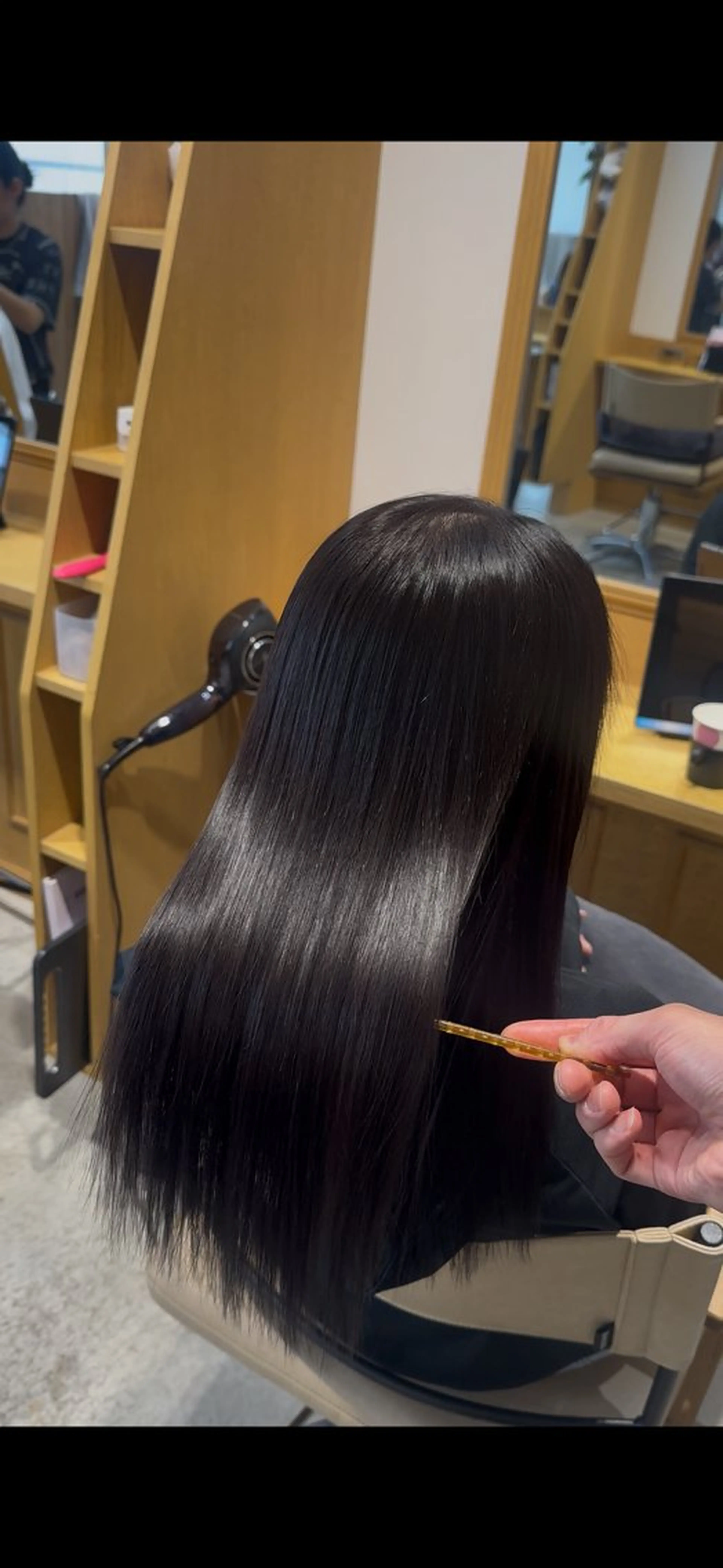 セミロング ヘアカラー トリートメント 恵比寿/艶カラー/ 髪質改善/フミヤのヘアスタイル