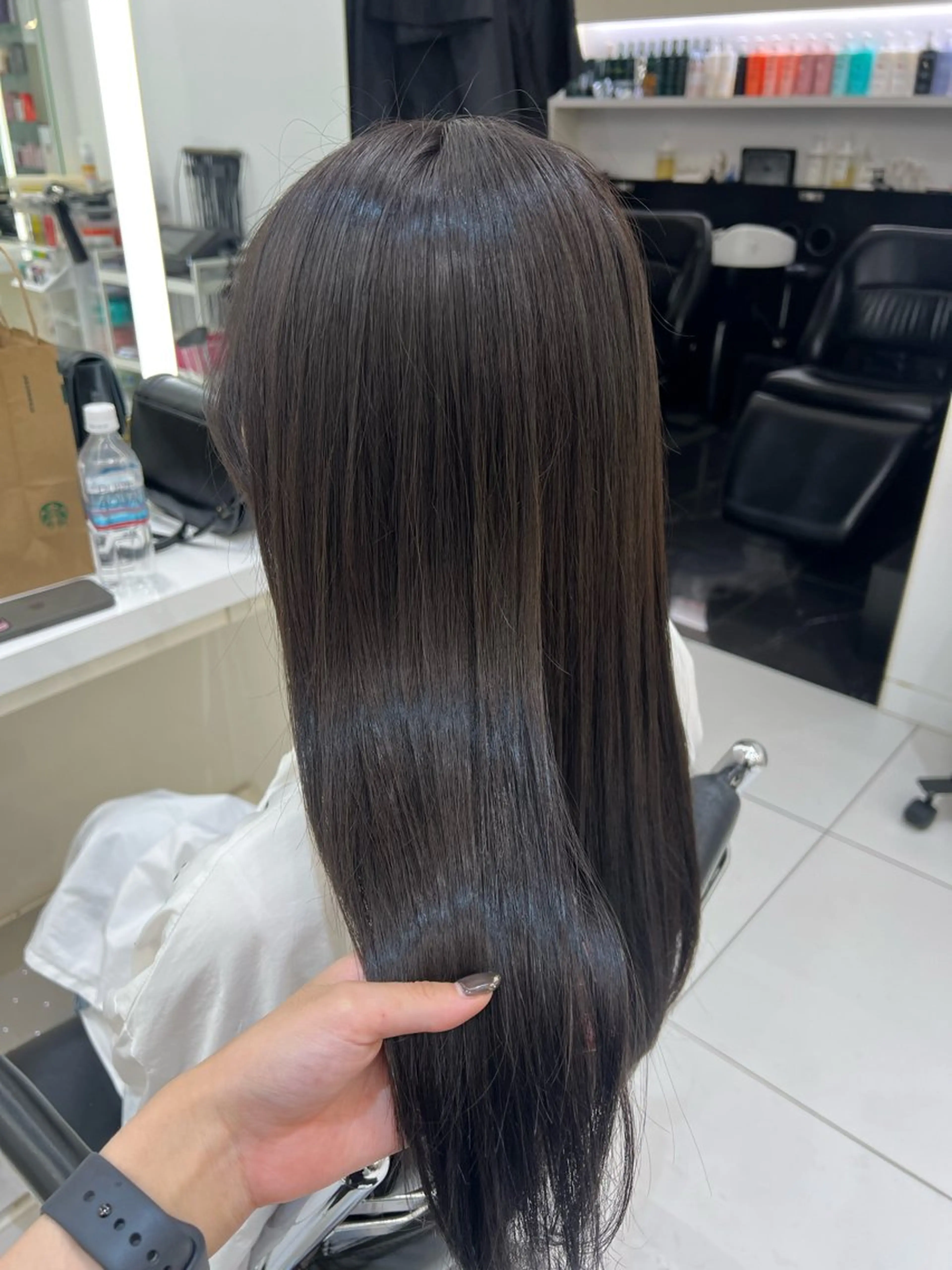 ロング ハッタ ミクのヘアスタイル