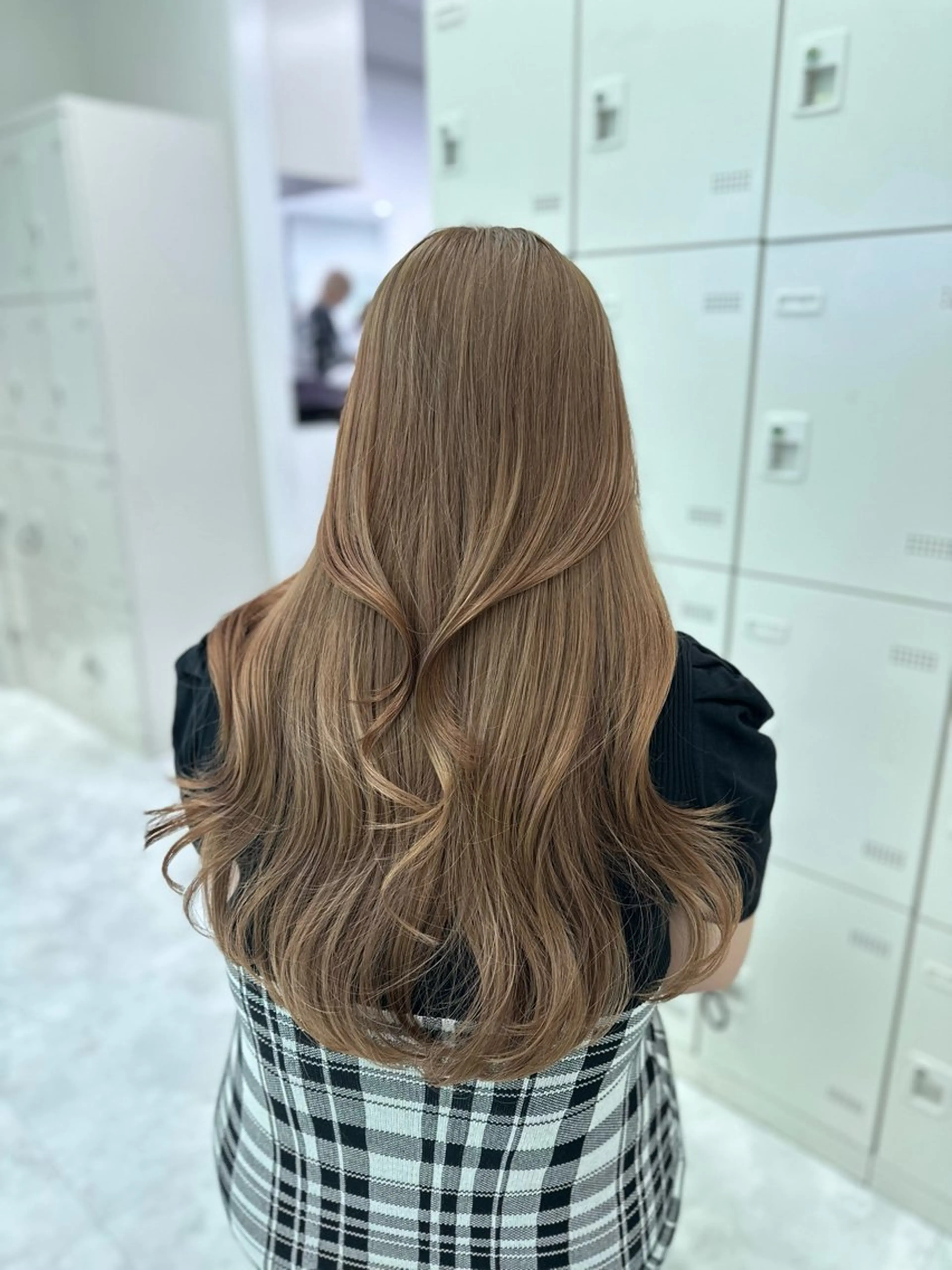 ロング カラー ヘアカラー トリートメント ヘッドスパ ヘアセット ❄最強かわいいカラー ❄️MINA❄️のヘアスタイル