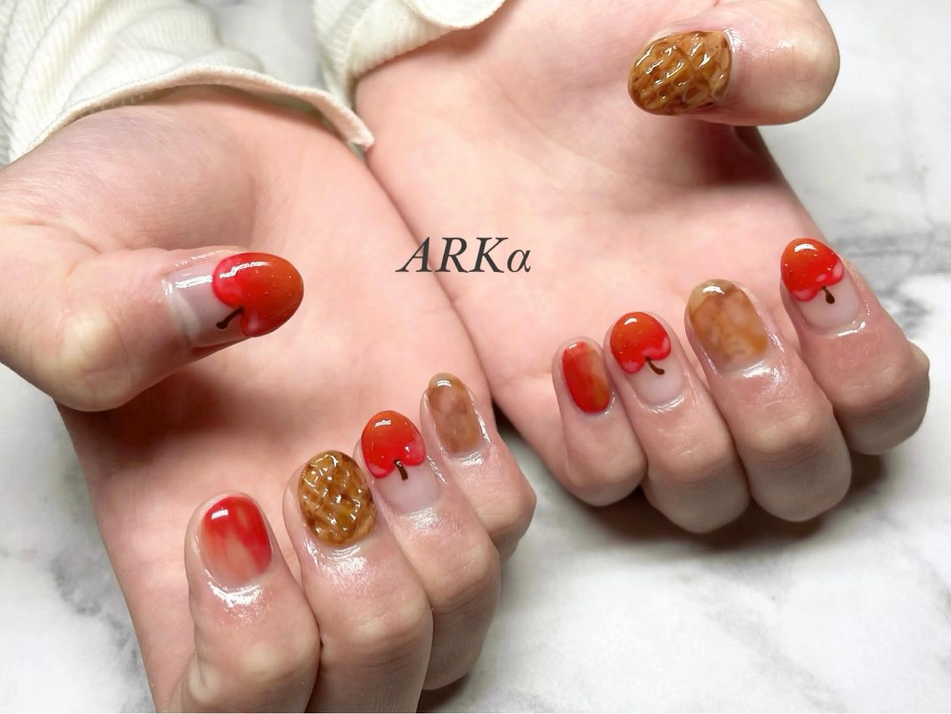 ネイル ハンドネイル ARKα Nishiのネイルデザイン