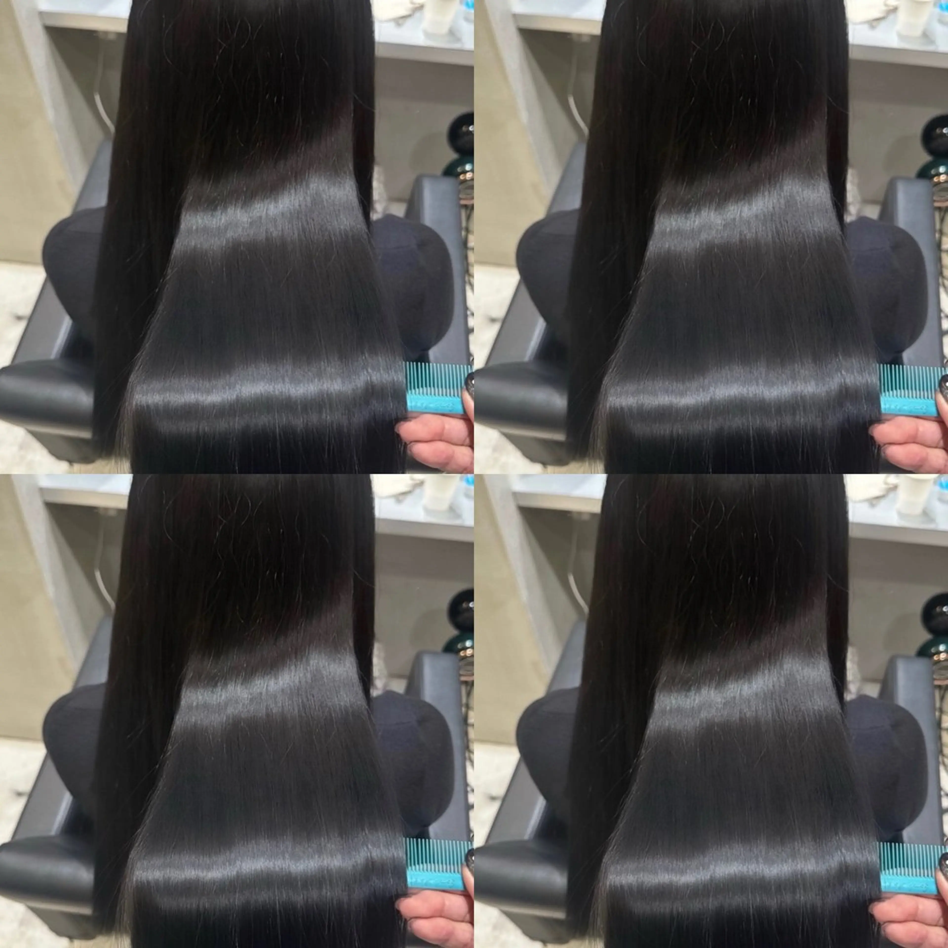 ロング カット ヘアカラー トリートメント 💎韓国レイヤー× 髪質改善 ゆうま💎のヘアスタイル