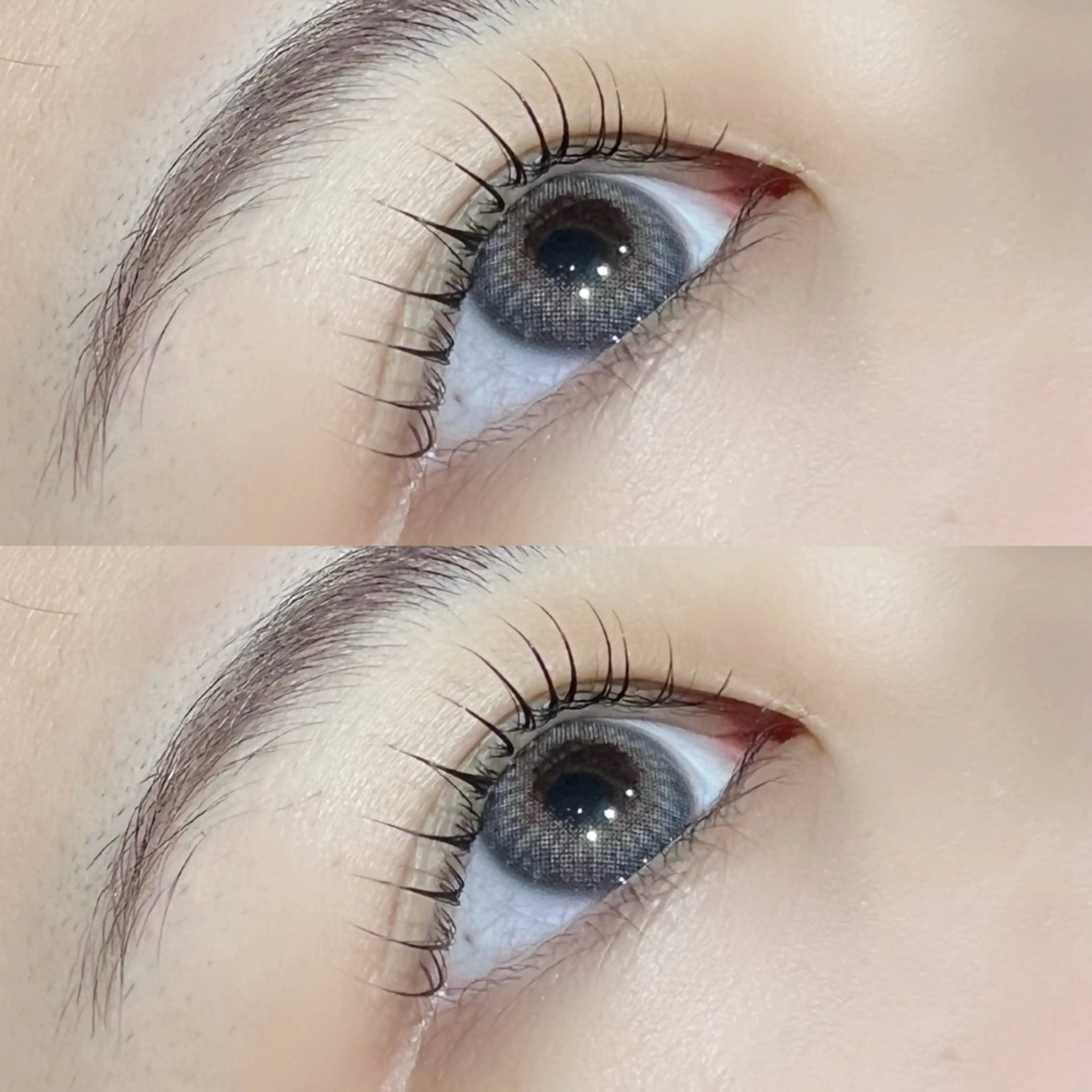 マツエク・マツパ Cカール 一重×まつ毛パーマ H eyelash 吉祥寺店所属・nico/束感まつ毛 /アンドヘルシーのマツエク・マツパデザイン