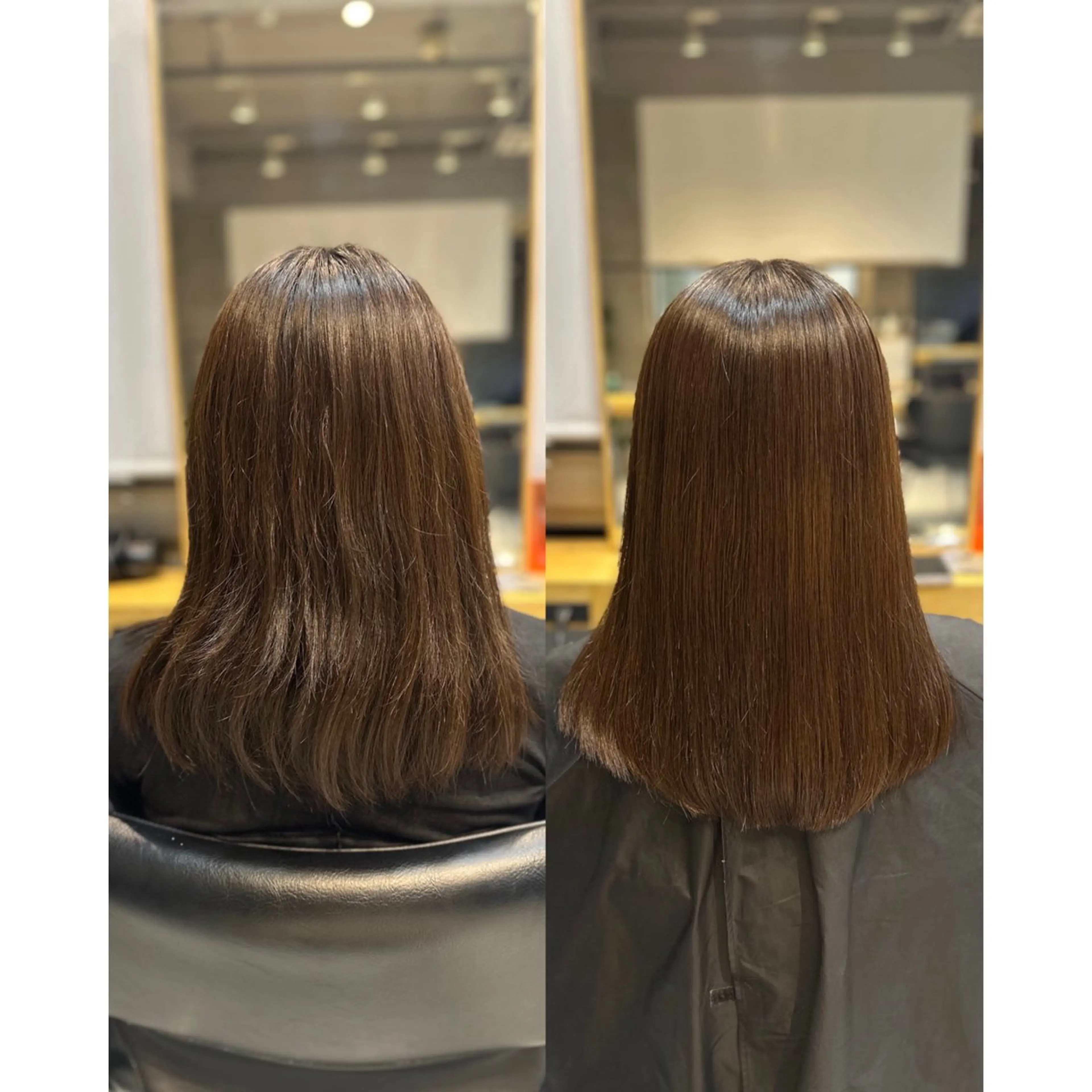 セミロング パーマ カット 縮毛矯正 トリートメント elimabyfif th調布🌙キホ🌙のヘアスタイル