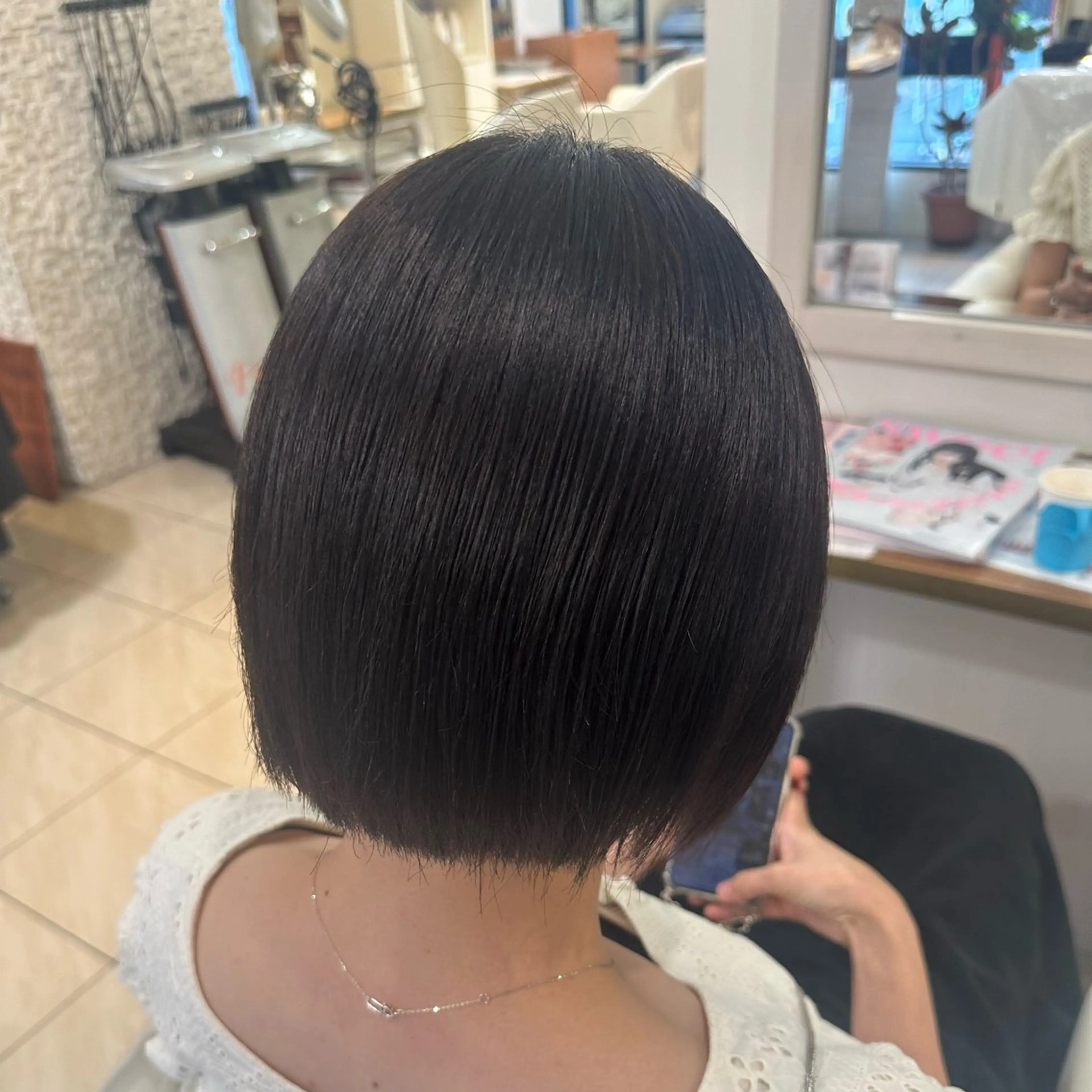 ショート 縮毛矯正 Frais Tout所属・✩.*˚ コーコ- ̗̀‎𖤐のヘアスタイル