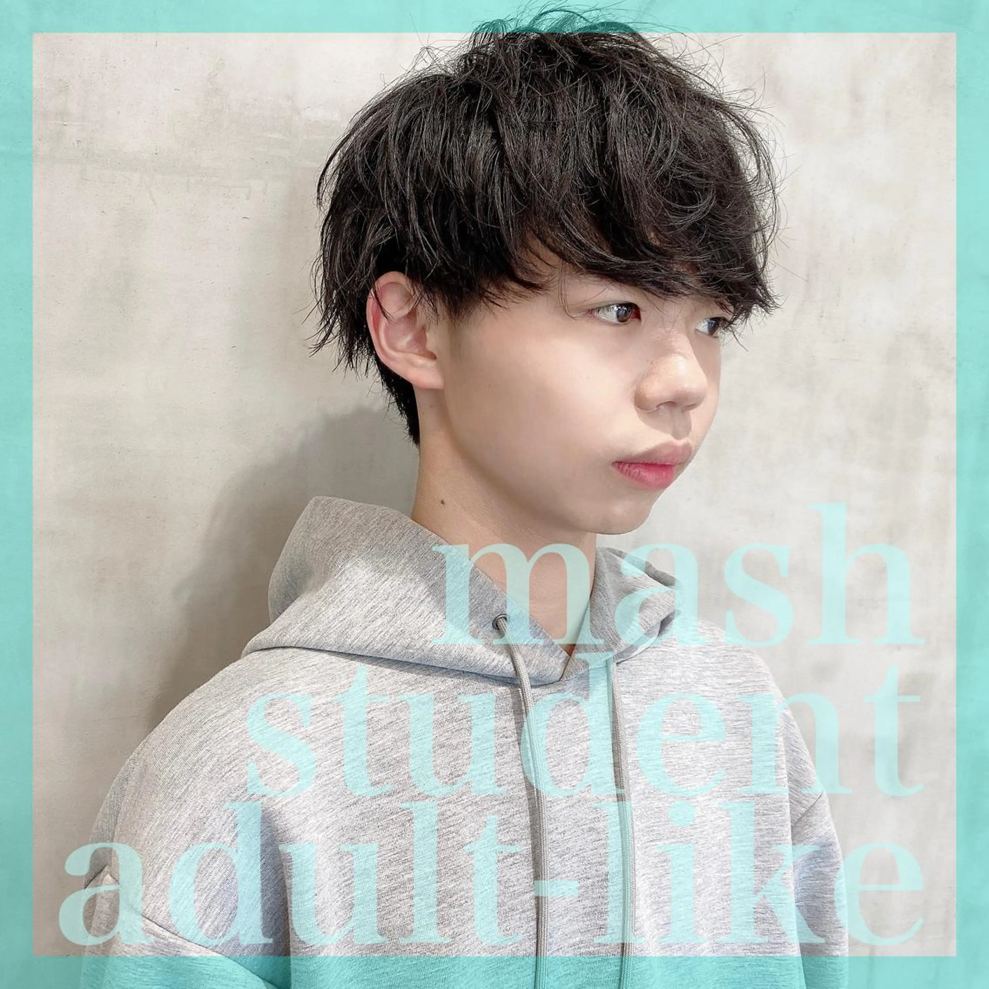 ショート パーマ メンズ カット パーマ トリートメント ill副店長 立和田純也のヘアスタイル