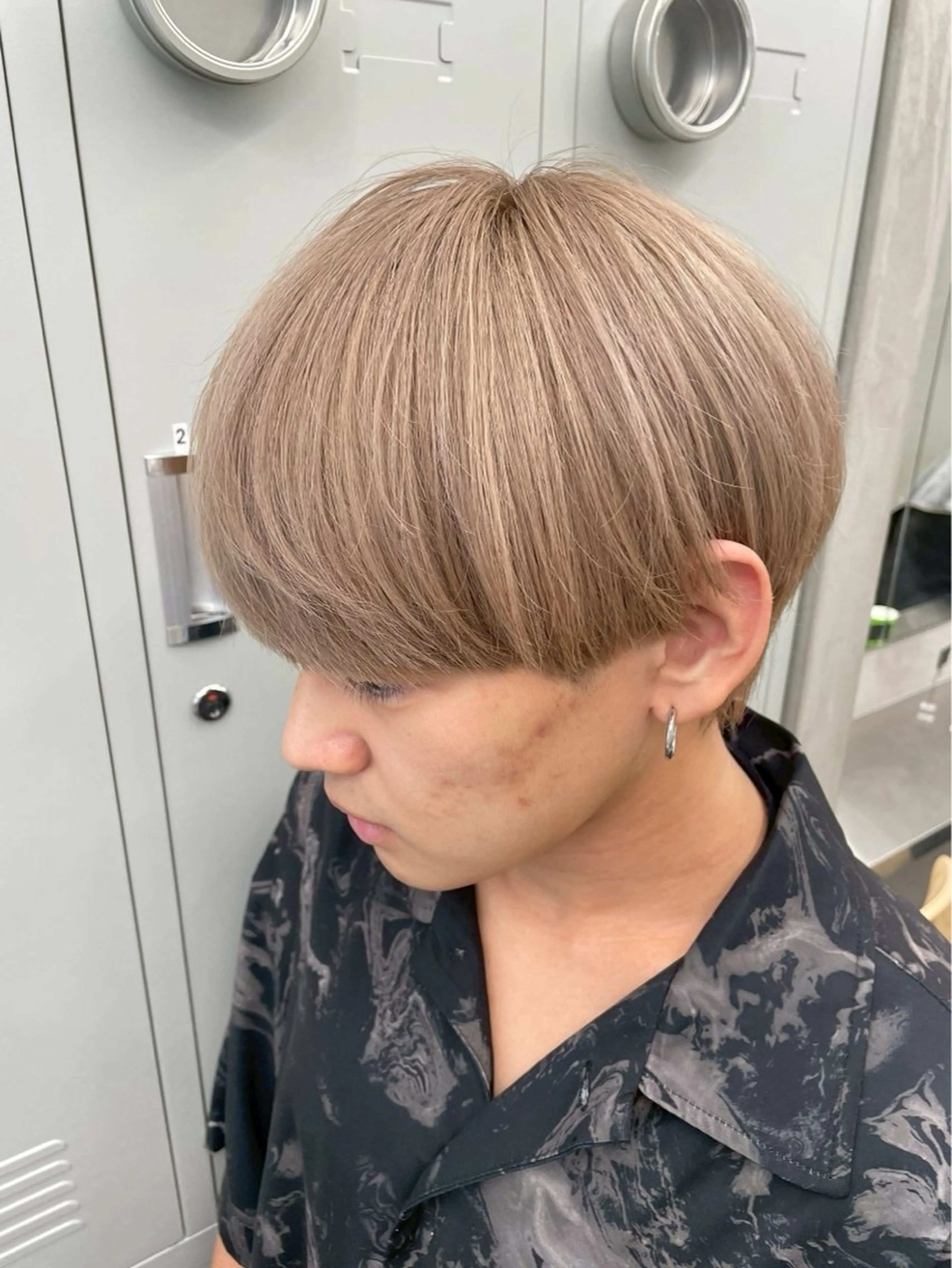 ショート カラー メンズ カット ヘアカラー 松井 生のヘアスタイル