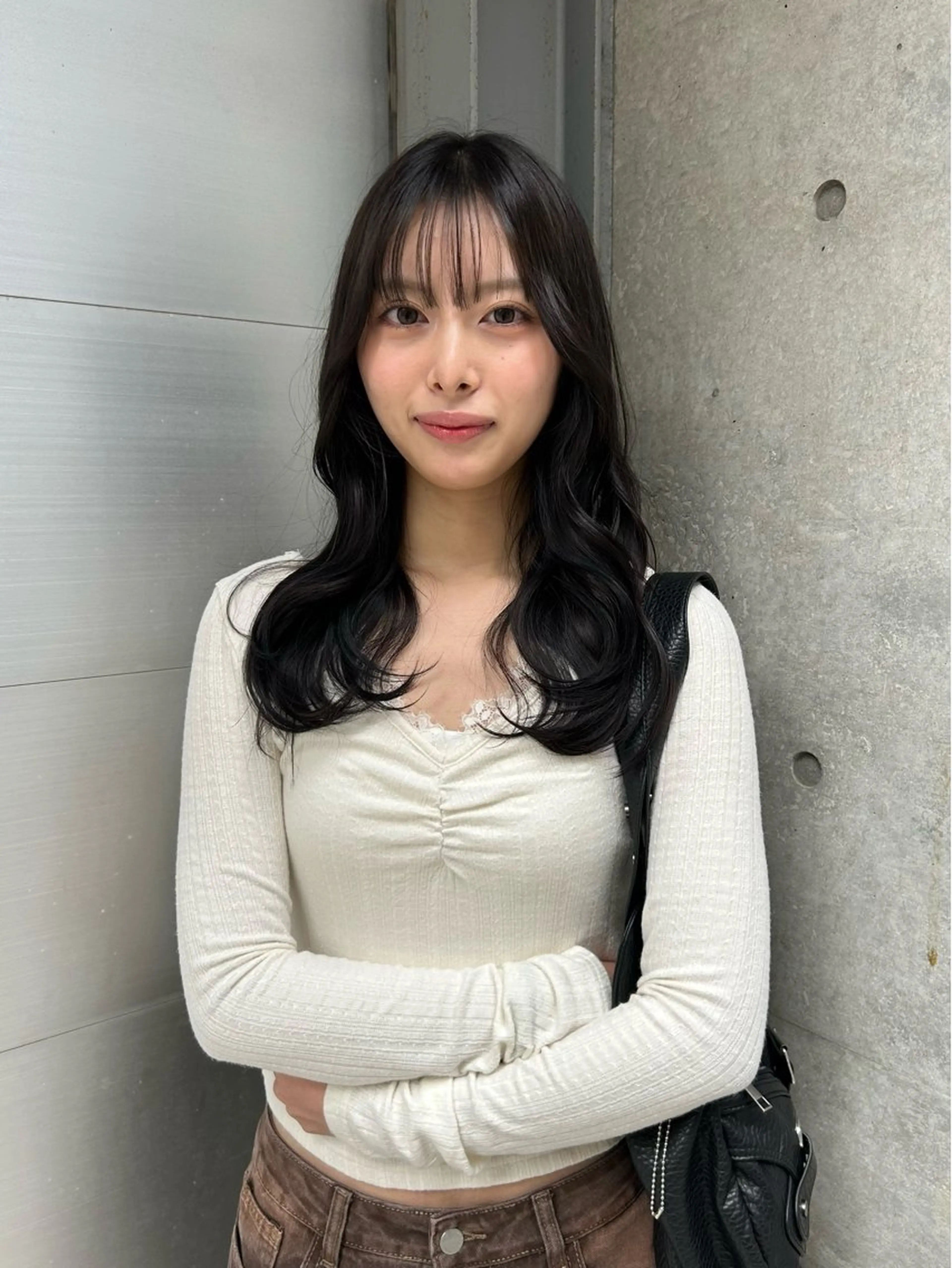 セミロング カット ヘアカラー トリートメント cien 【堀江】 eriのヘアスタイル