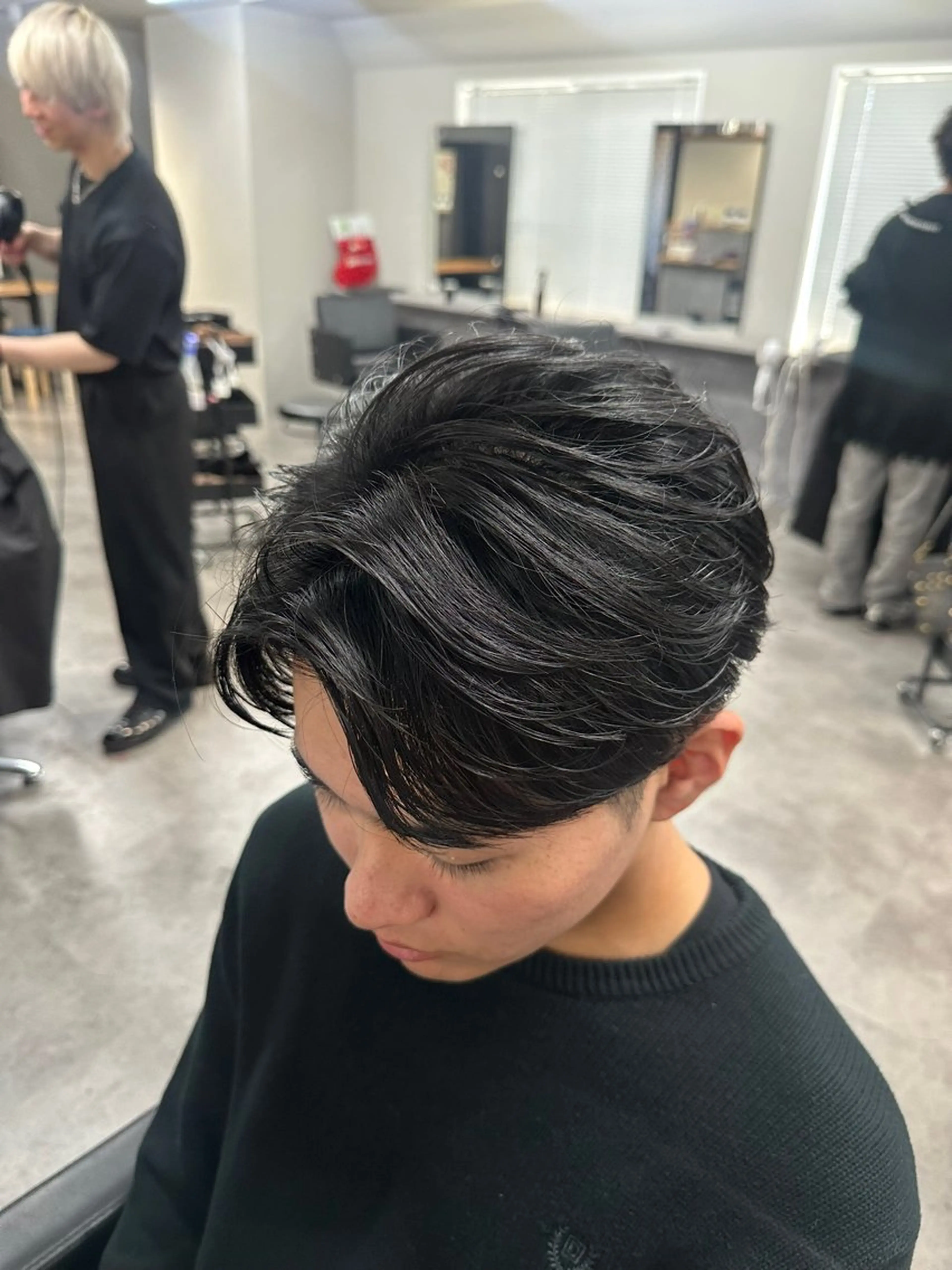 ショート パーマ メンズ メンズパーマ ニュアンスパーマ カット パーマ トリートメント 👑立川No.1筋肉 美容師👑しゅーとのヘアスタイル