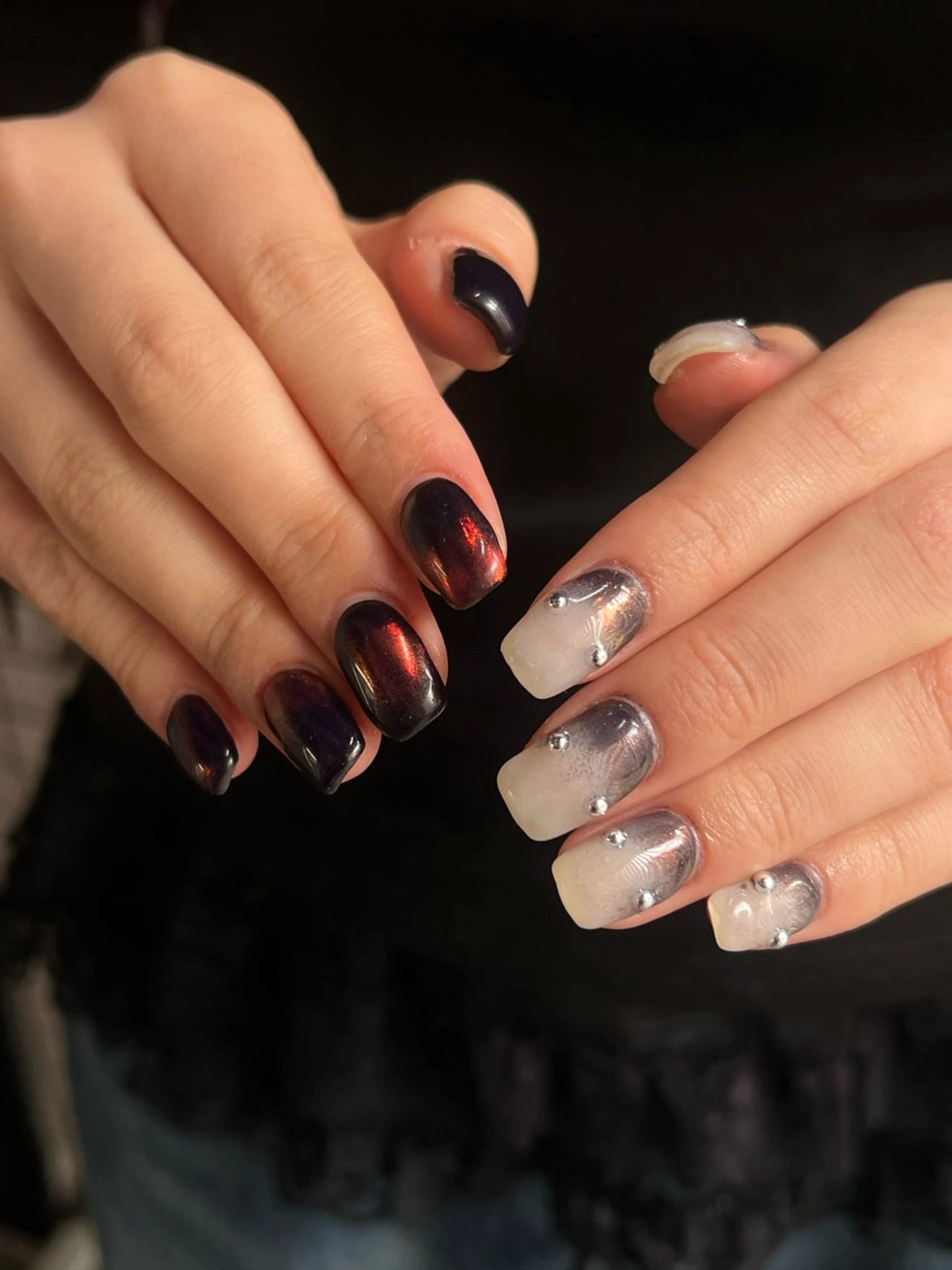 ネイル ハンドネイル Hata nail /個性派ニュアンスのネイルデザイン